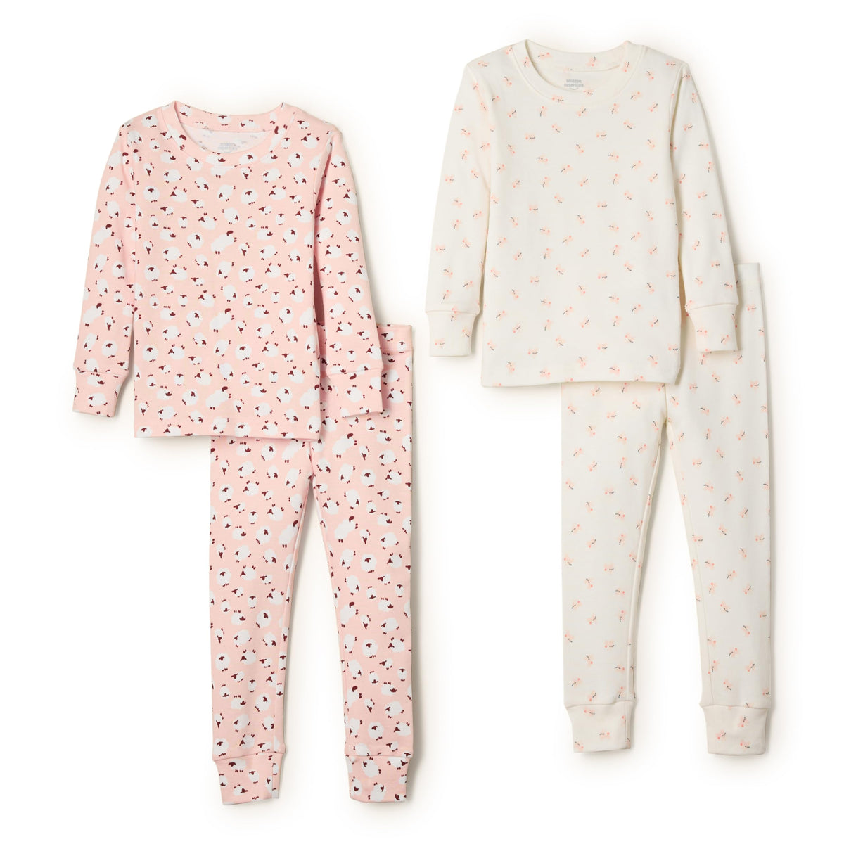 Amazon Essentials x Sofia Grainge Unisex Toddlers and Babies' Snug-Fit Cotton Pajamas, Pack of 2