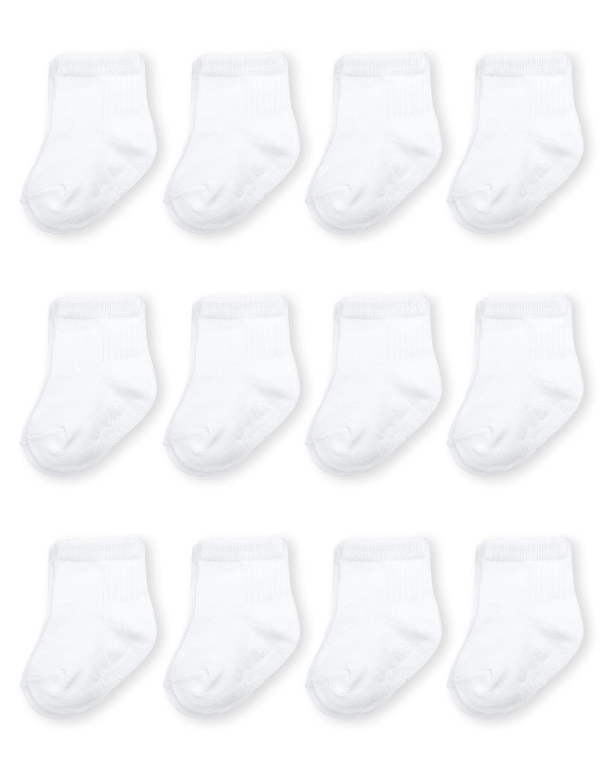 Fruit of the Loom Baby & Toddler Grow & Fit Flex Zones Cotton Stretch Socks - Unisex, Girls, Boys