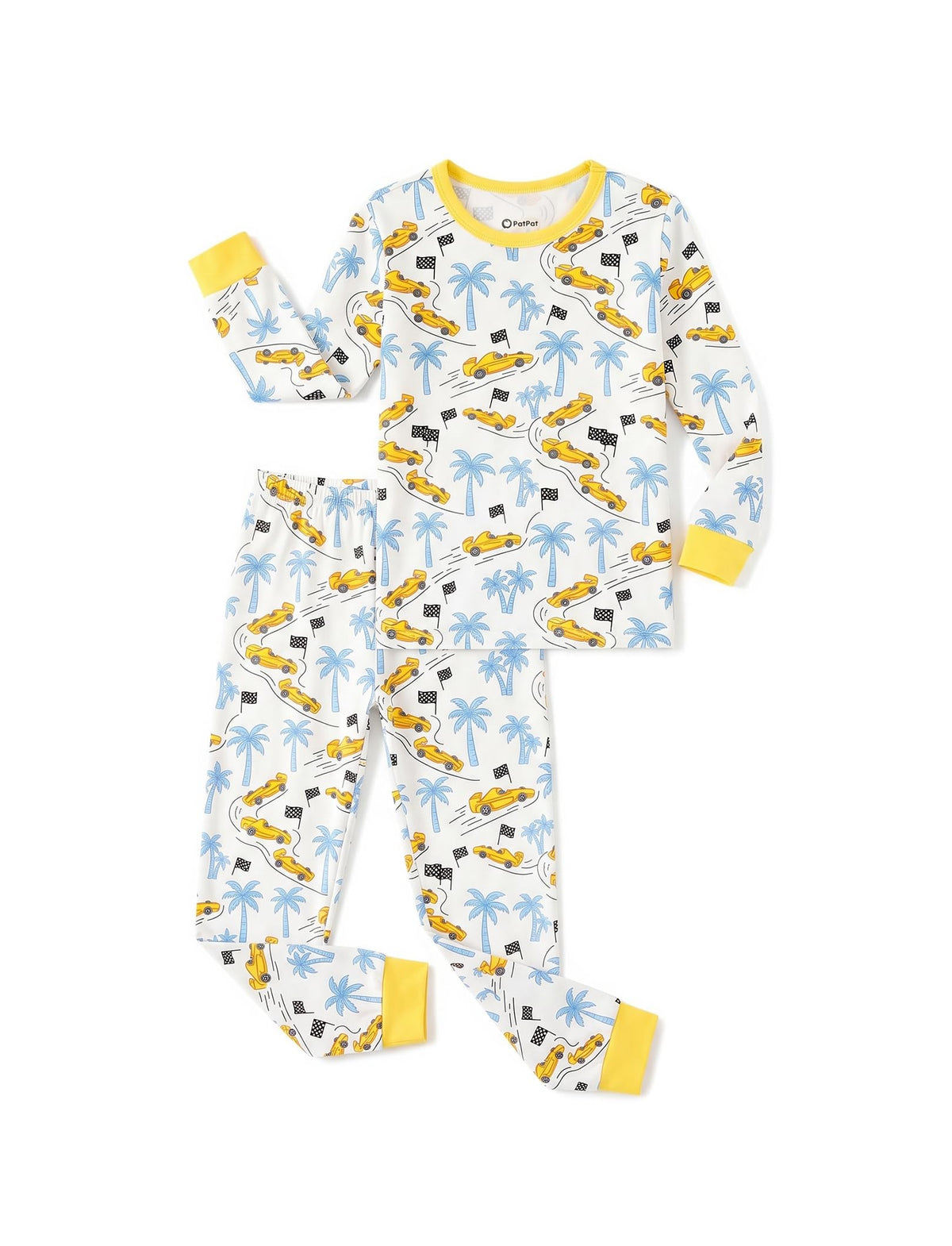 PATPAT Boys Pajamas Short Sleeve T-Shirt and Shorts 2-Piece Sleepwear