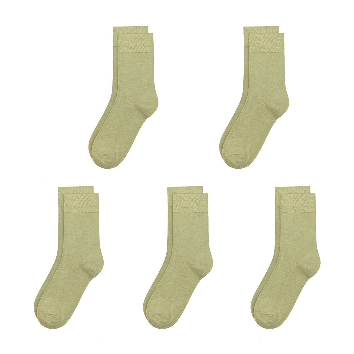 SERISIMPLE Viscose Bamboo Kids Crew Socks School Anti Odor Socks for Boys Girls Uniform Light Weight Flat Seam Socks 5 Pairs