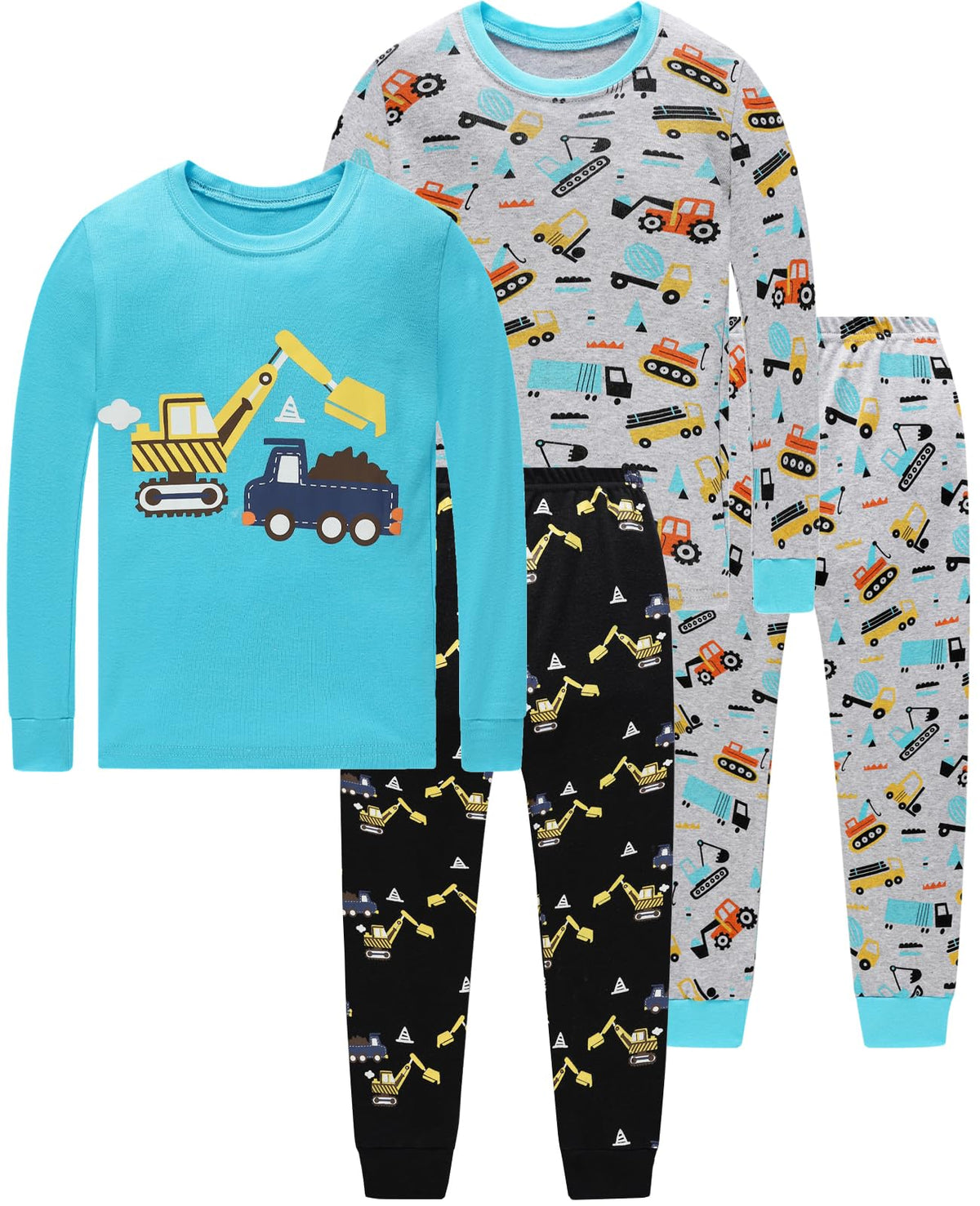Dolphin&Fish Boy Pajamas Toddler Kids Pjs Set Cotton Soft Clothes Sleepwear