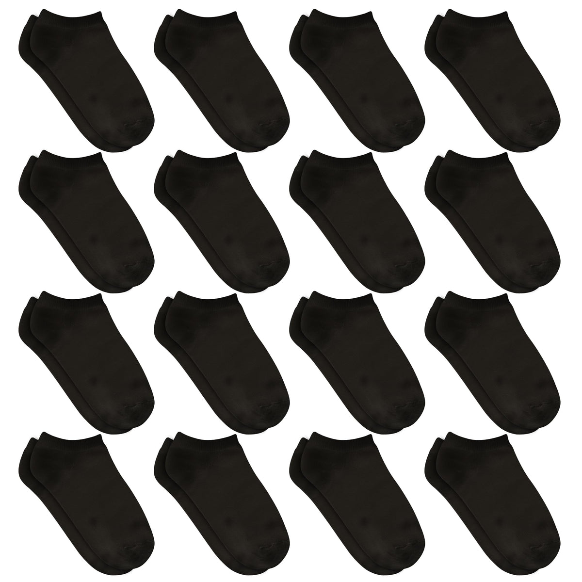 Toddler Socks, 16 Pairs Low Cut Ankle Socks for Kids (1-14 Years)