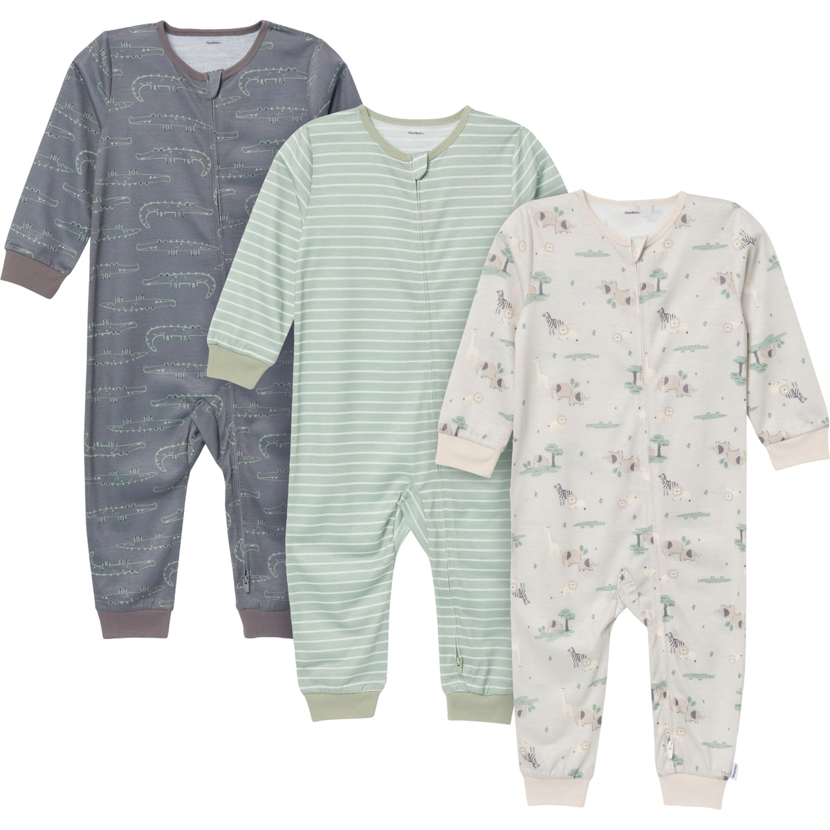 Gerber Baby Boys' Toddlers Loose-fitting Footless Pajamas