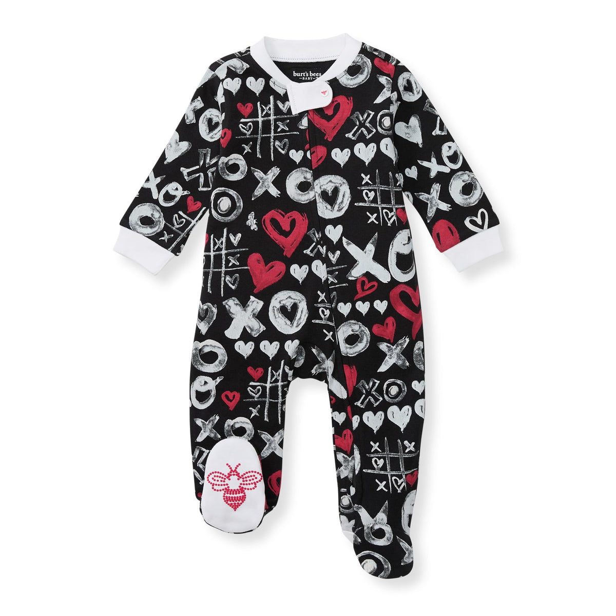 Burt's Bees Baby Boys' Organic Cotton, Sleep and Play Footed Pajamas