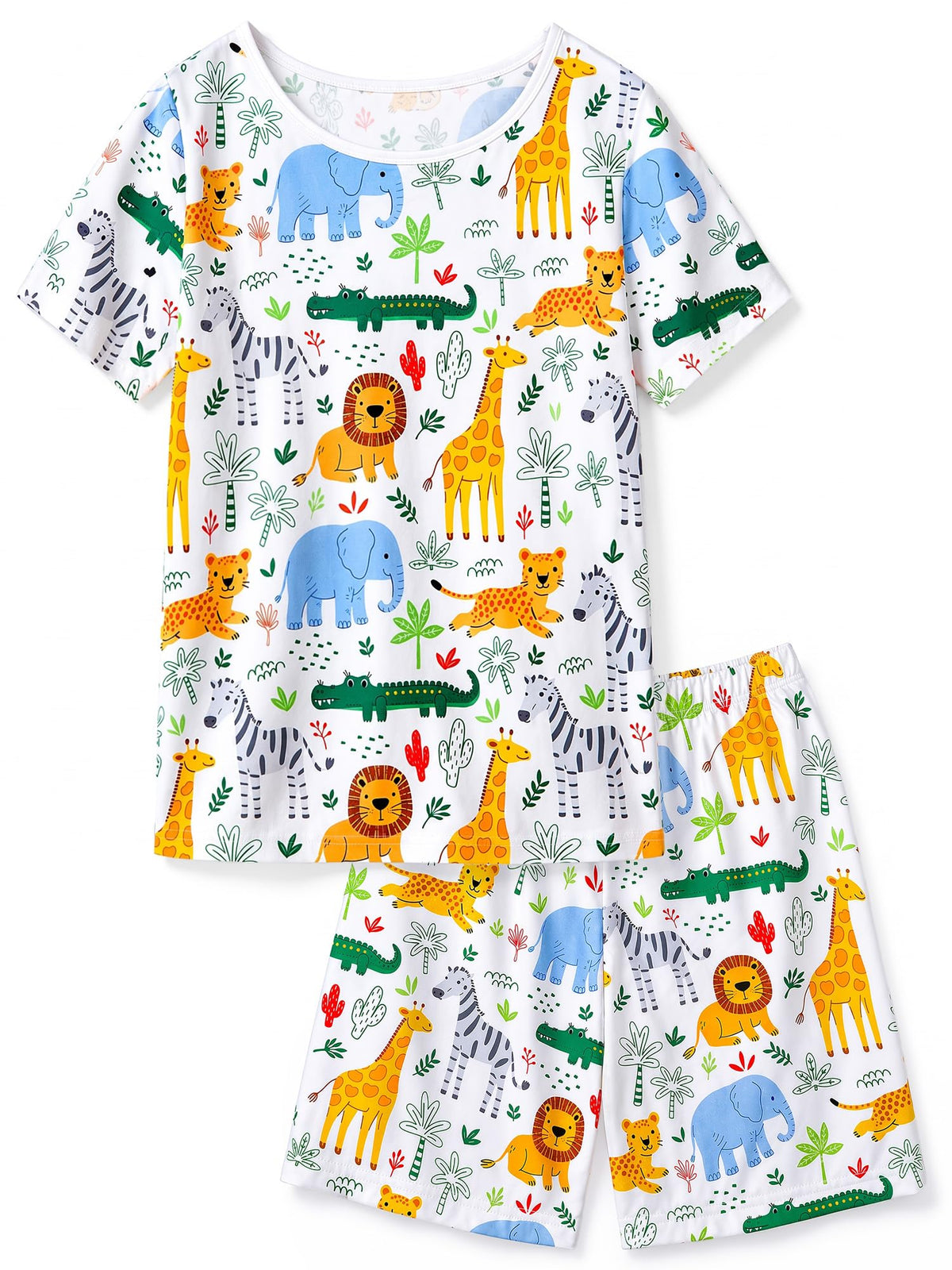 ICOSY Boys Pajamas Set, Soft and Breathable Pjs for Toddler Kids 2-9Y