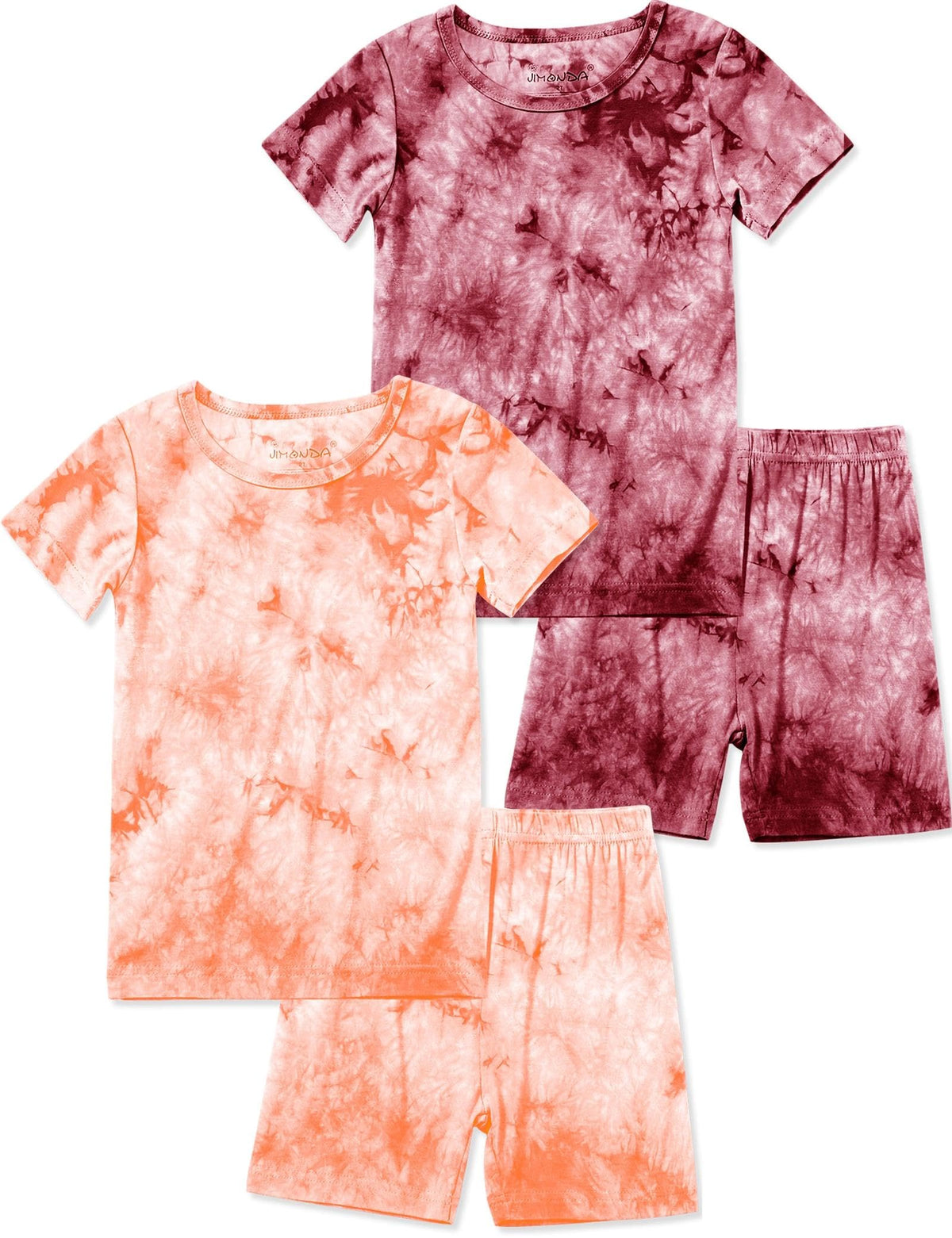 Jimonda Boys Girls Bamboo Rayon Pajamas Set Kids Sleepwear