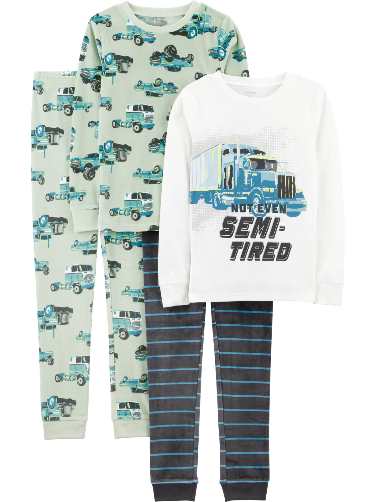 Simple Joys by Carter's Boys 4 piece Pajama Set