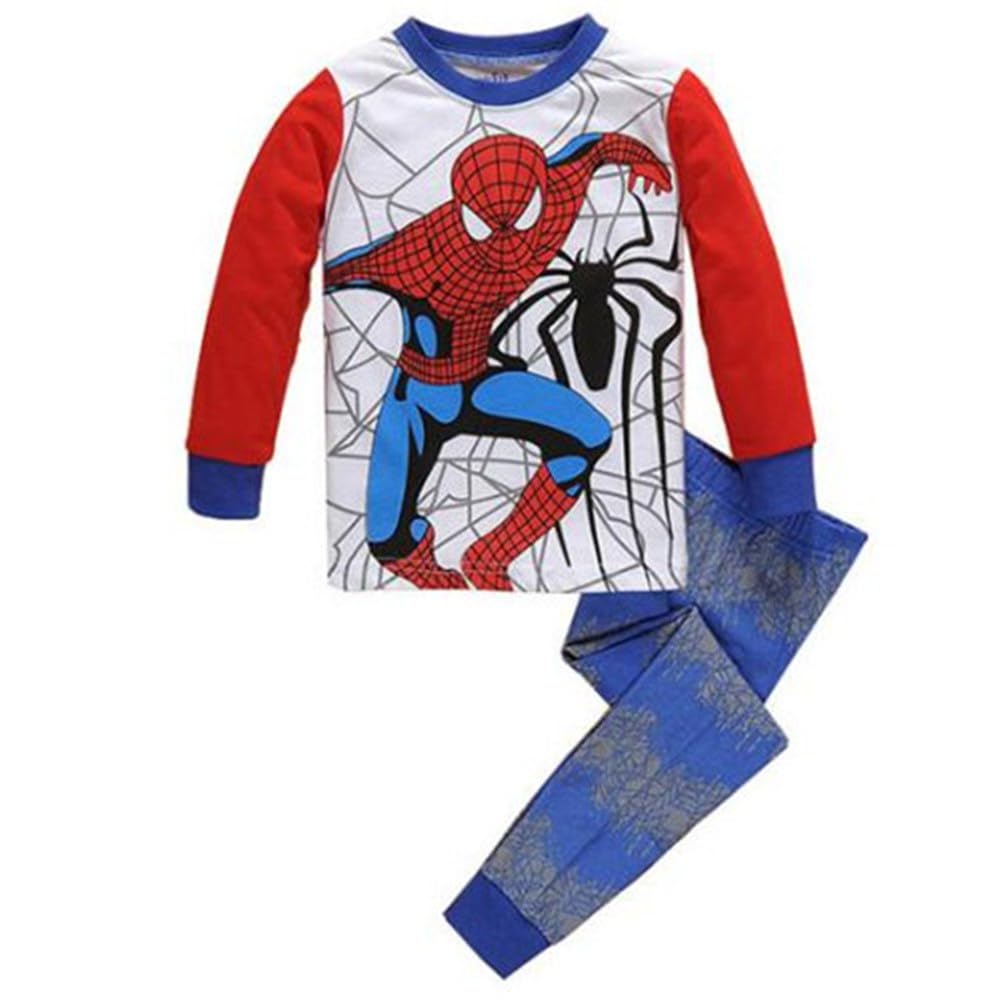 Toddler Boys Long Sleeve Rocket Dinosaur Pajamas Sets Pjs Cotton Sleepwear Infant Kids
