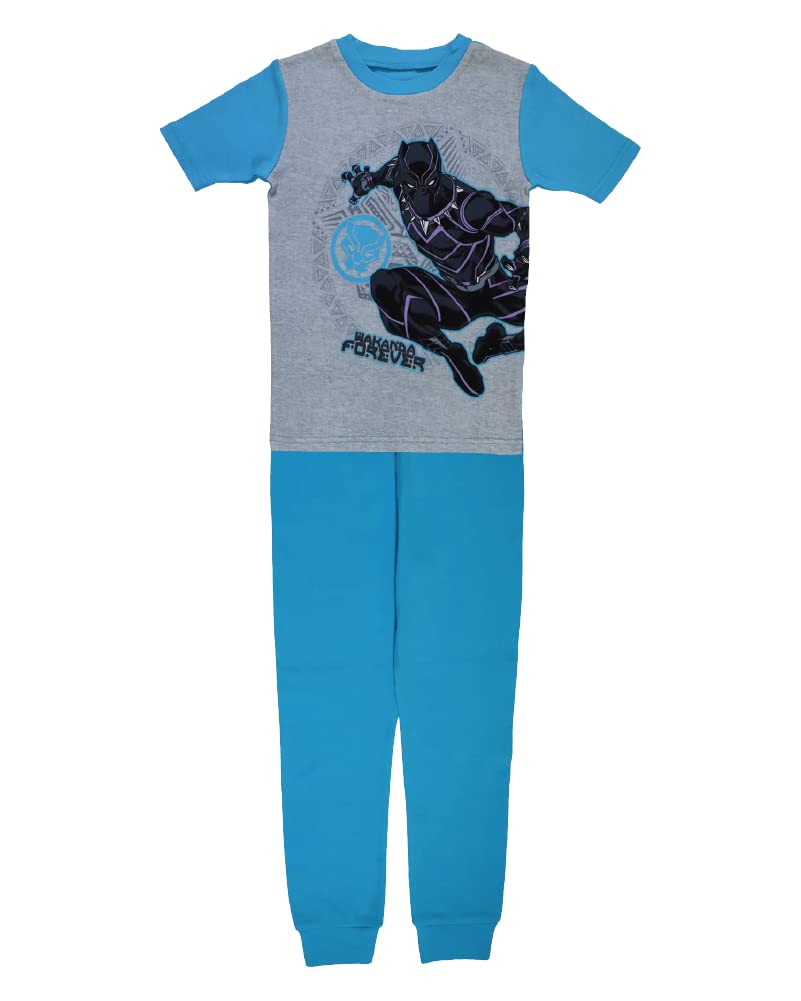 Marvel Boys' 2-piece Snug-fit Cotton Matching Holiday Pajama Set, Soft & Cute for Kids