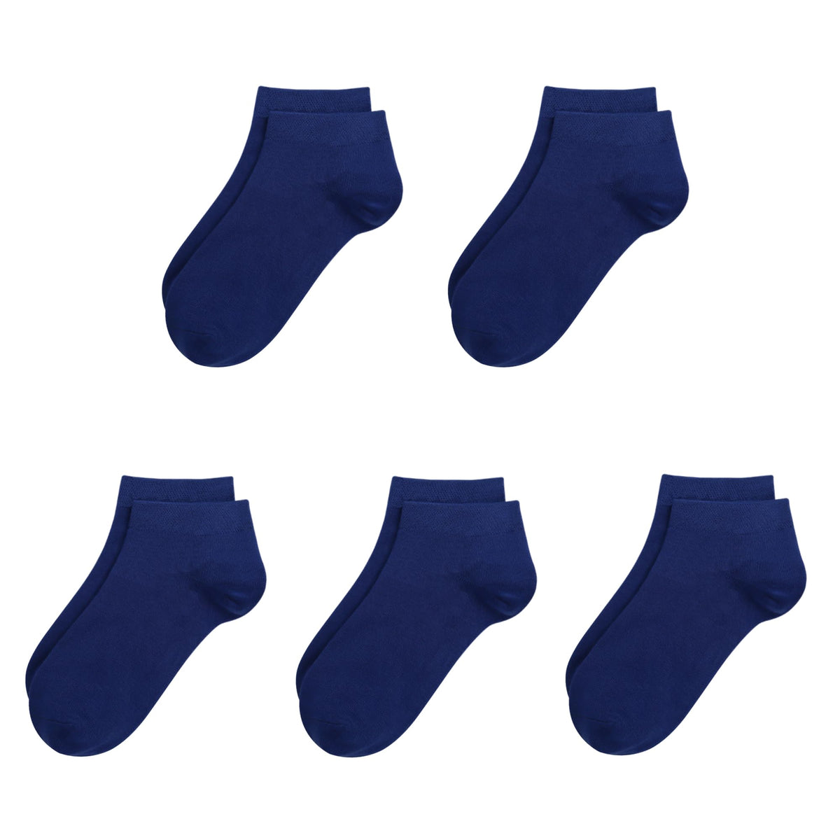 SERISIMPLE Viscose Bamboo School Socks Ankle Super Soft Kids Socks Stretch Cuffs Athletic Socks Odor Anti-odor 5 Pairs