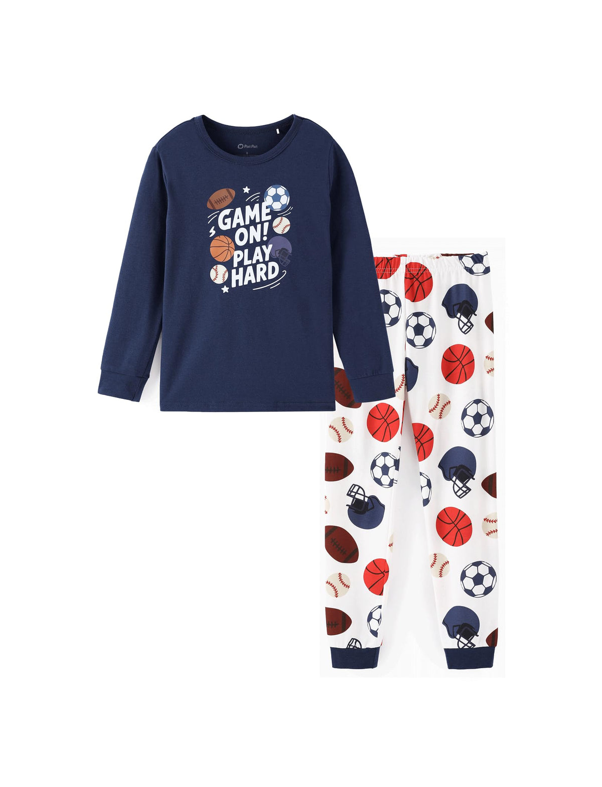 PATPAT Boys Pajamas 2 Piece PJs Set T-shirts with Shorts 6-12 Years