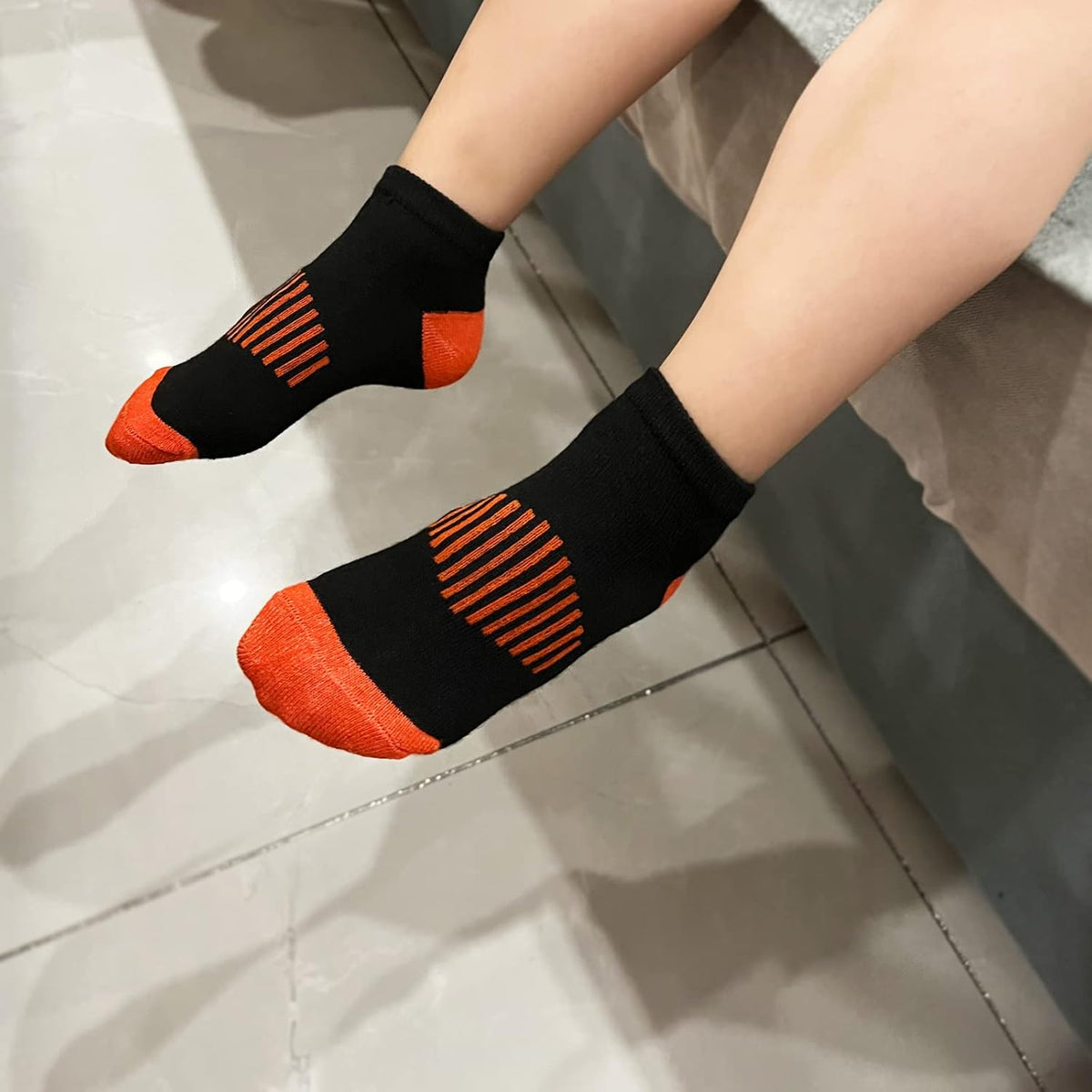 Boy Socks 12 Pairs Ankle Socks Boys Low Cut Ankle Athletic Cotton Sock For Little Big Kids