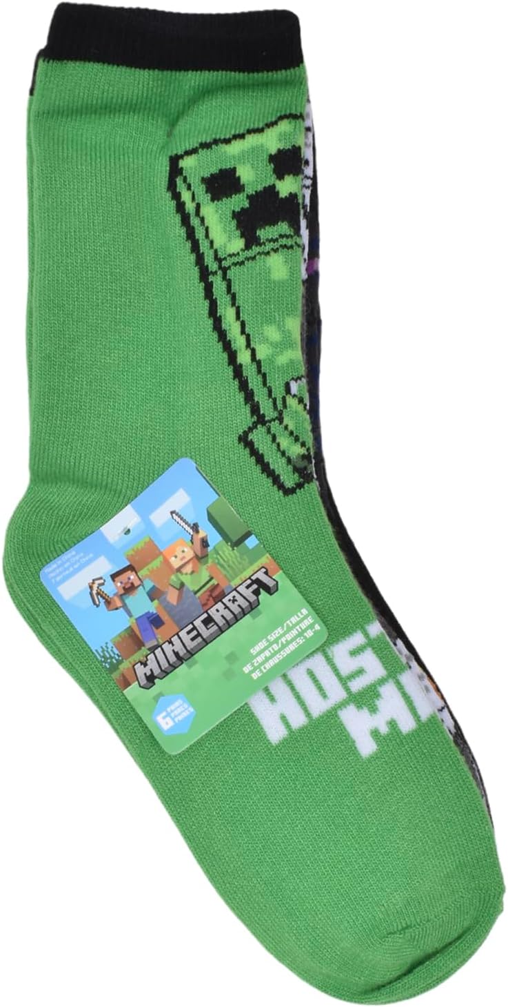 Minecraft boys Multi-pack Socks