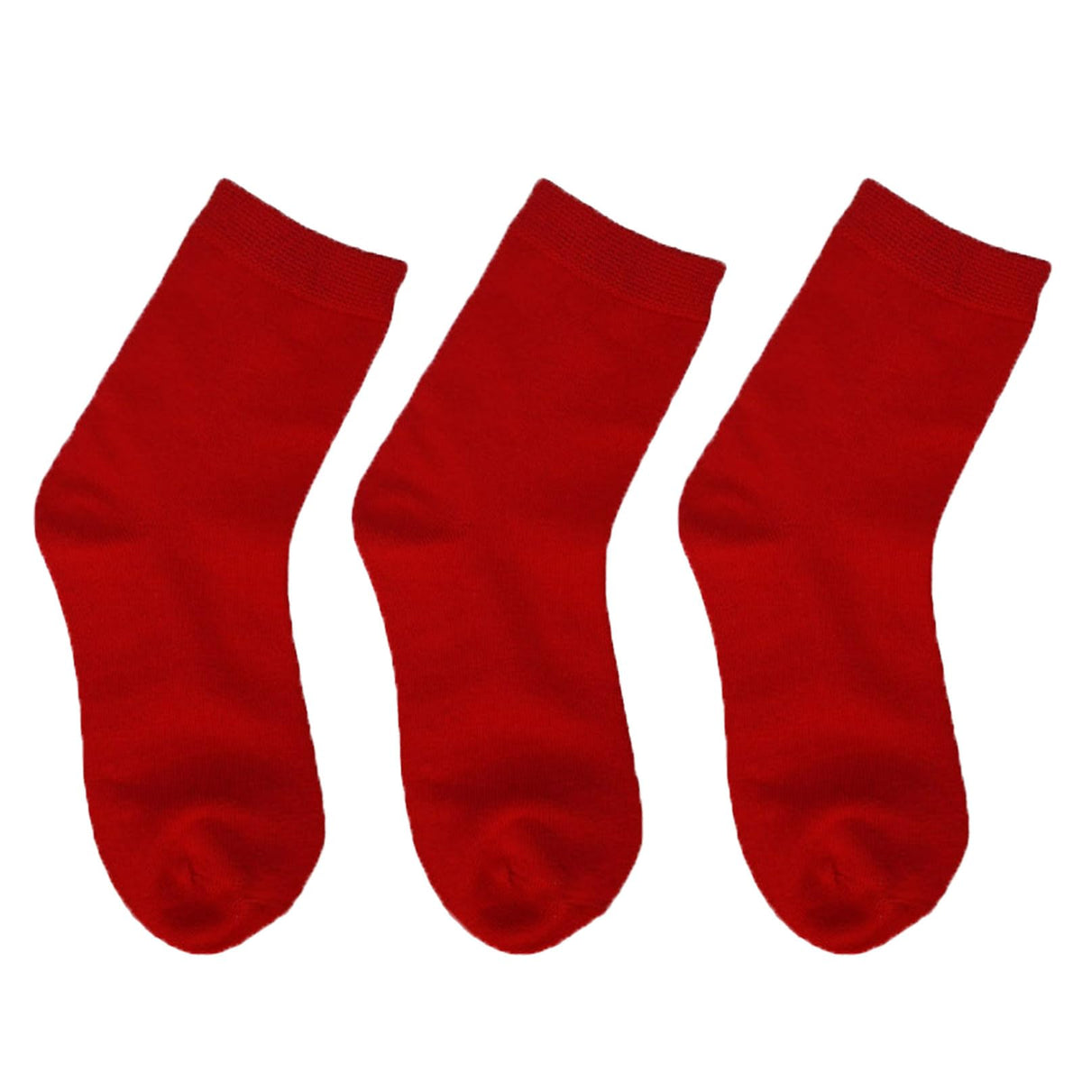 Boys Dress Socks 3 Pairs Kids Boys Girls Crew Cotton Uniform Socks