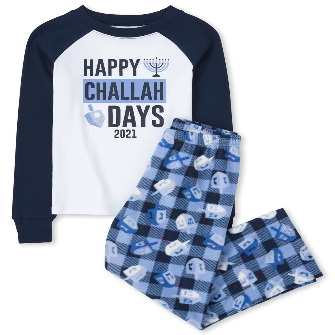 The Children's Place Baby and Family Matching Fleece Holiday Pajama Set