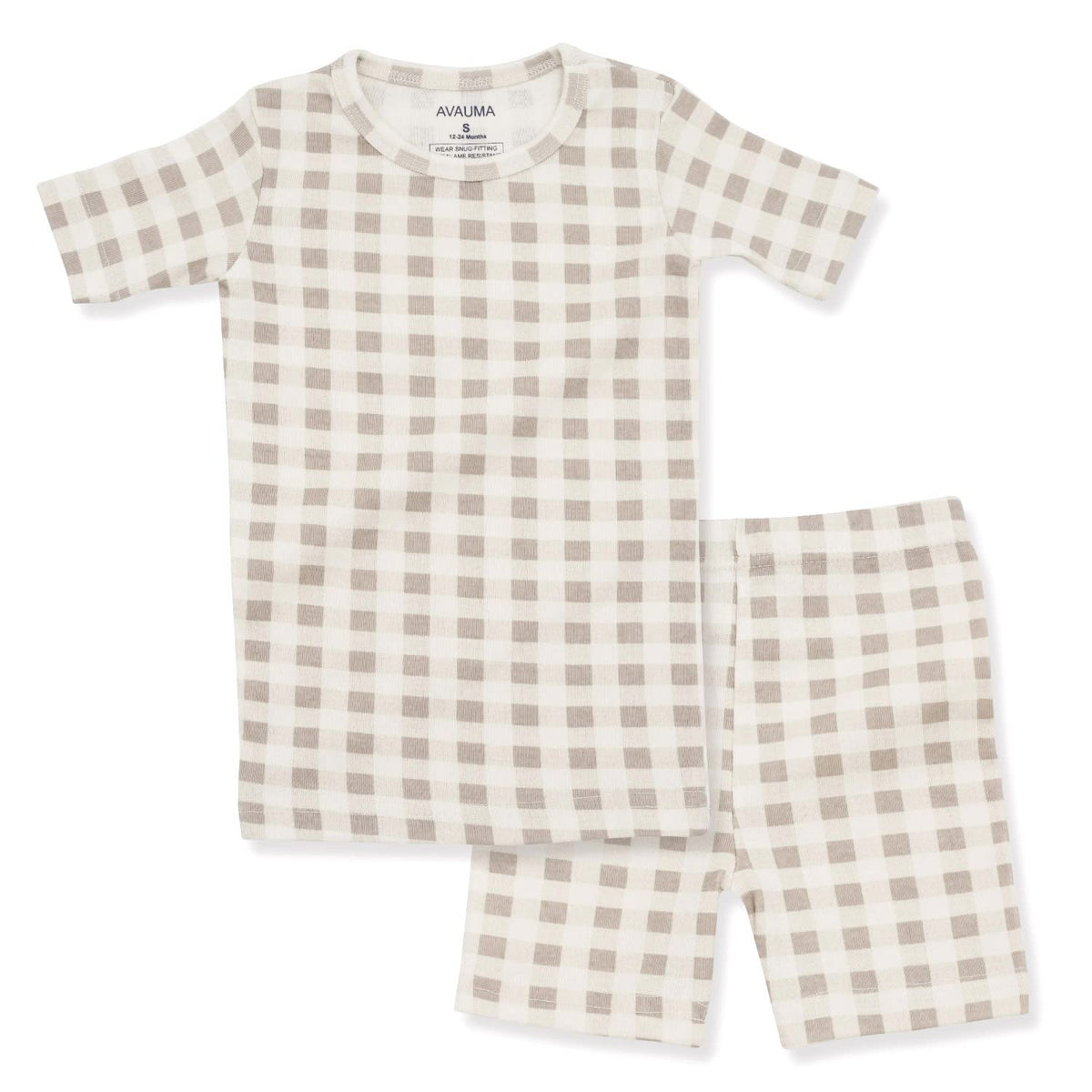 AVAUMA Baby Boys Girls Pajama Set 6M-7T Kids Cute Toddler Snug fit Pattern Design Pjs Cotton Sleepwear