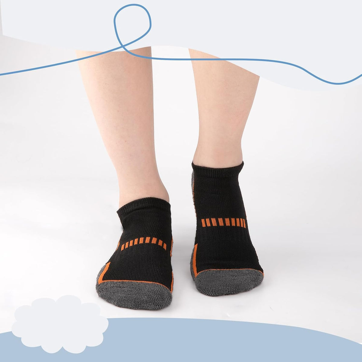 Comfoex 12 Pairs Boys Socks Ankle Low Cut Socks Athletic Half Cushioned Short Socks For Kids 4-6 6-8 8-10 Years Old