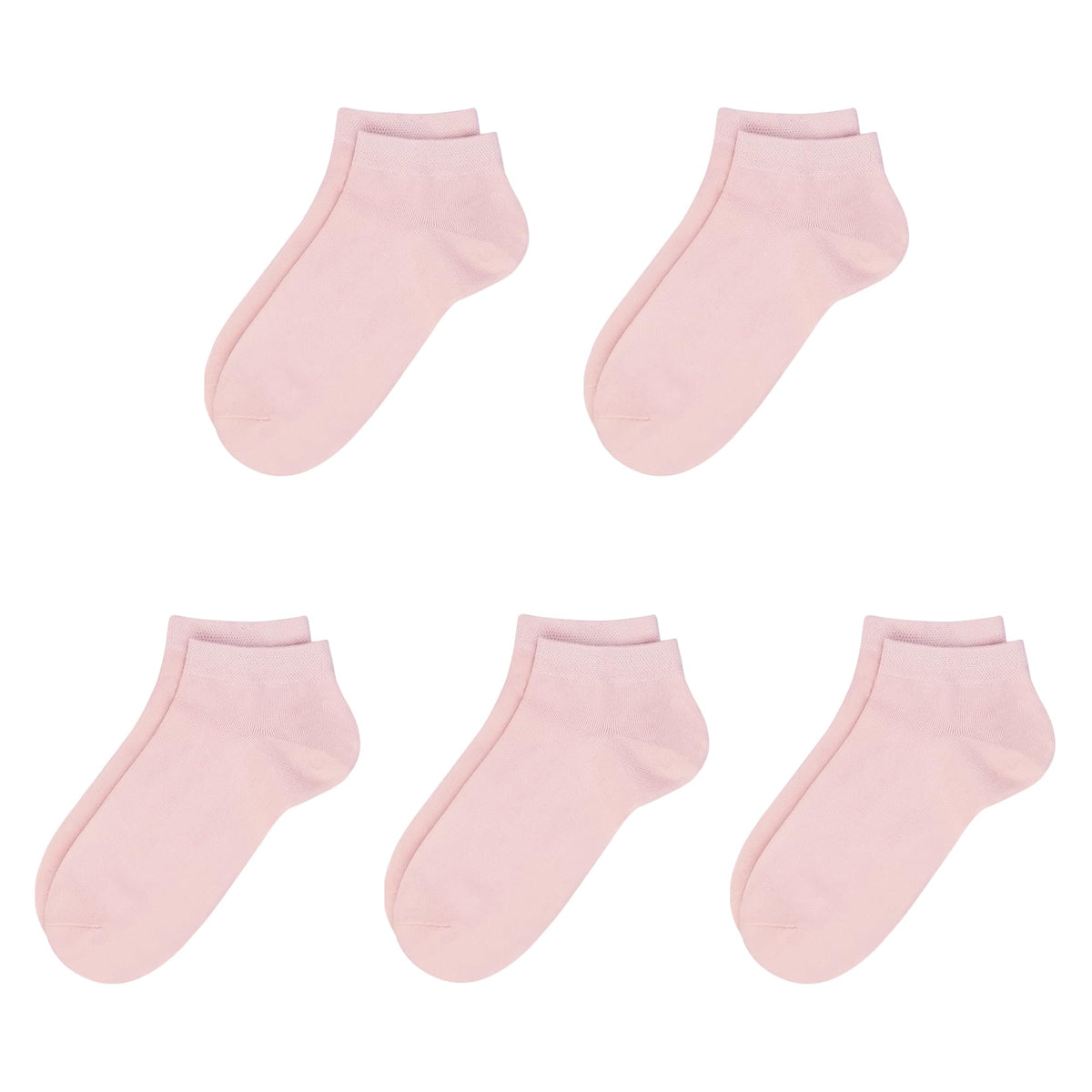 SERISIMPLE Viscose Bamboo School Socks Ankle Super Soft Kids Socks Stretch Cuffs Athletic Socks Odor Anti-odor 5 Pairs