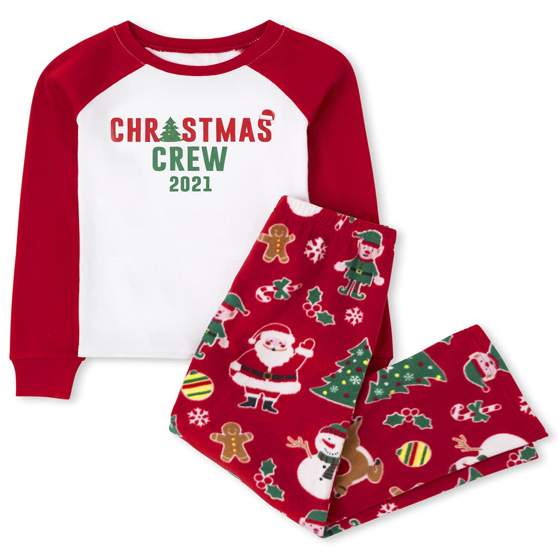 The Children's Place Baby and Family Matching Fleece Holiday Pajama Set