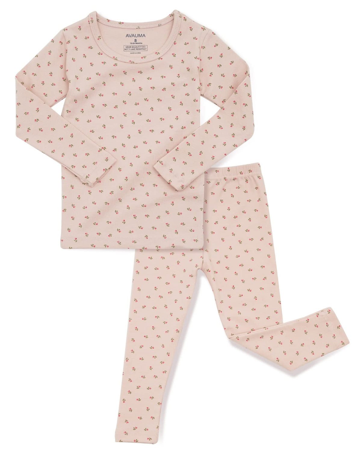 AVAUMA Baby Boys Girls Pajama Set 6M-7T Kids Cute Toddler Snug fit Pattern Design Pjs Cotton Sleepwear