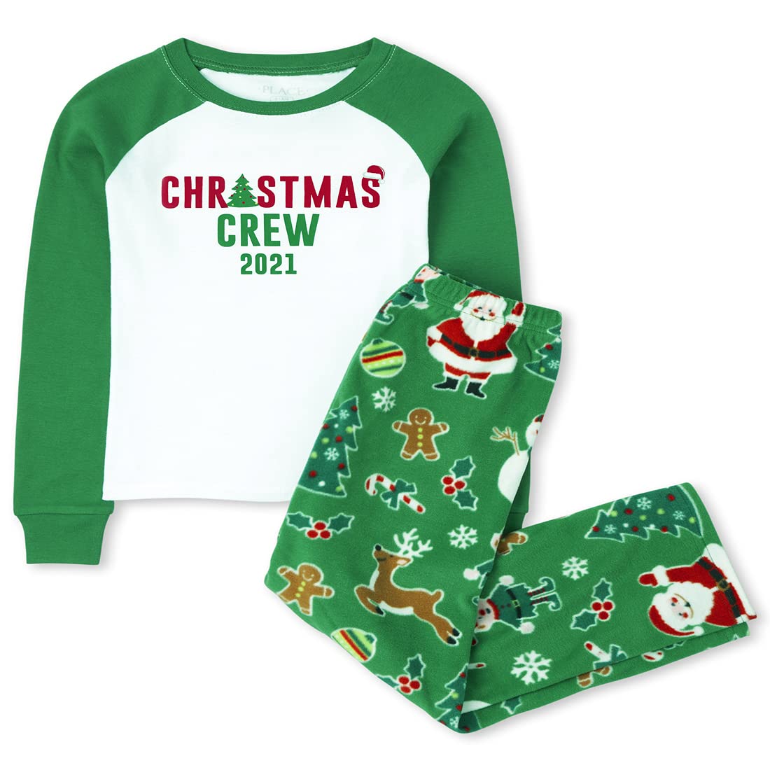 The Children's Place Baby and Family Matching Fleece Holiday Pajama Set