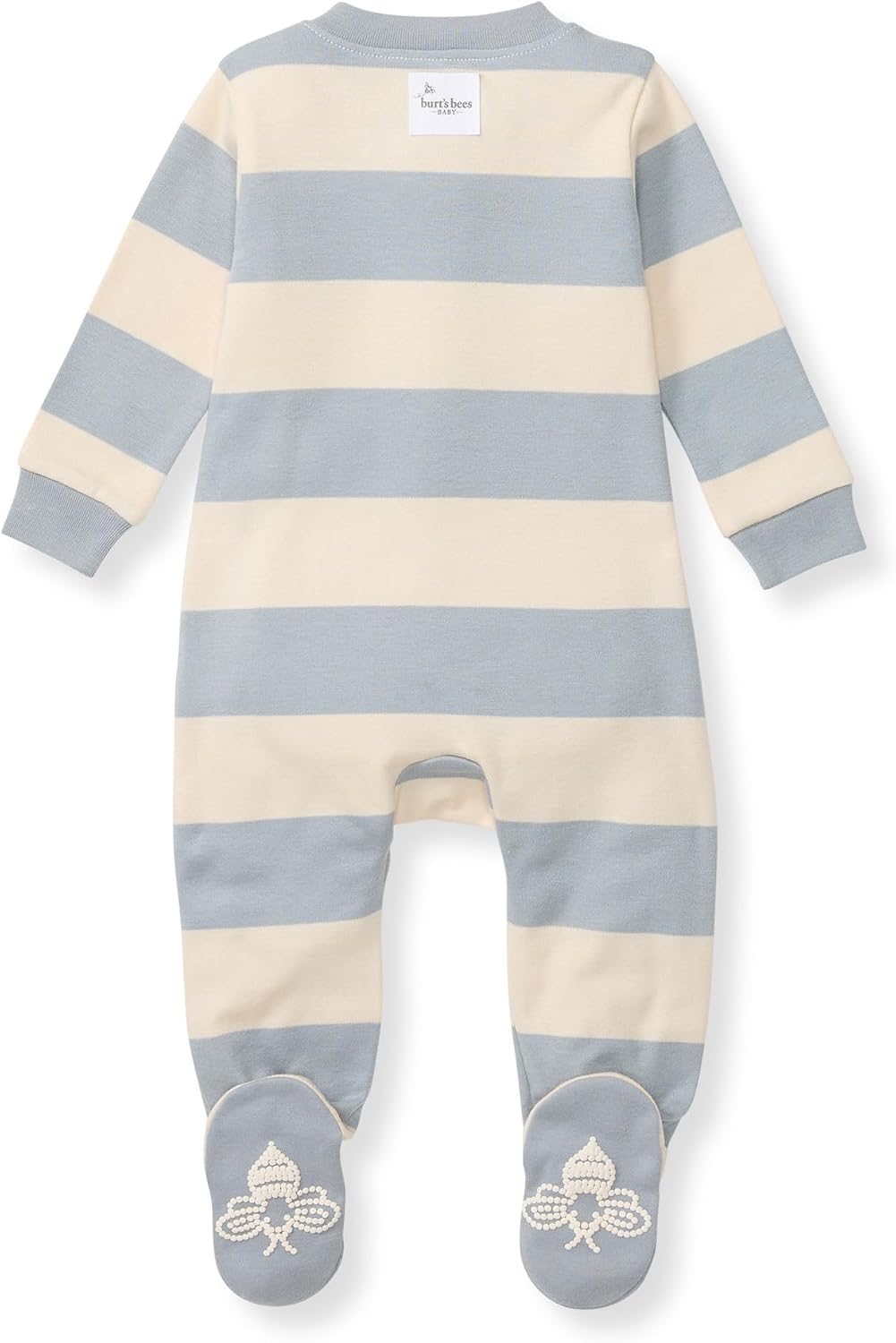 Burt's Bees Baby Boys' Organic Cotton, Sleep and Play Footed Pajamas