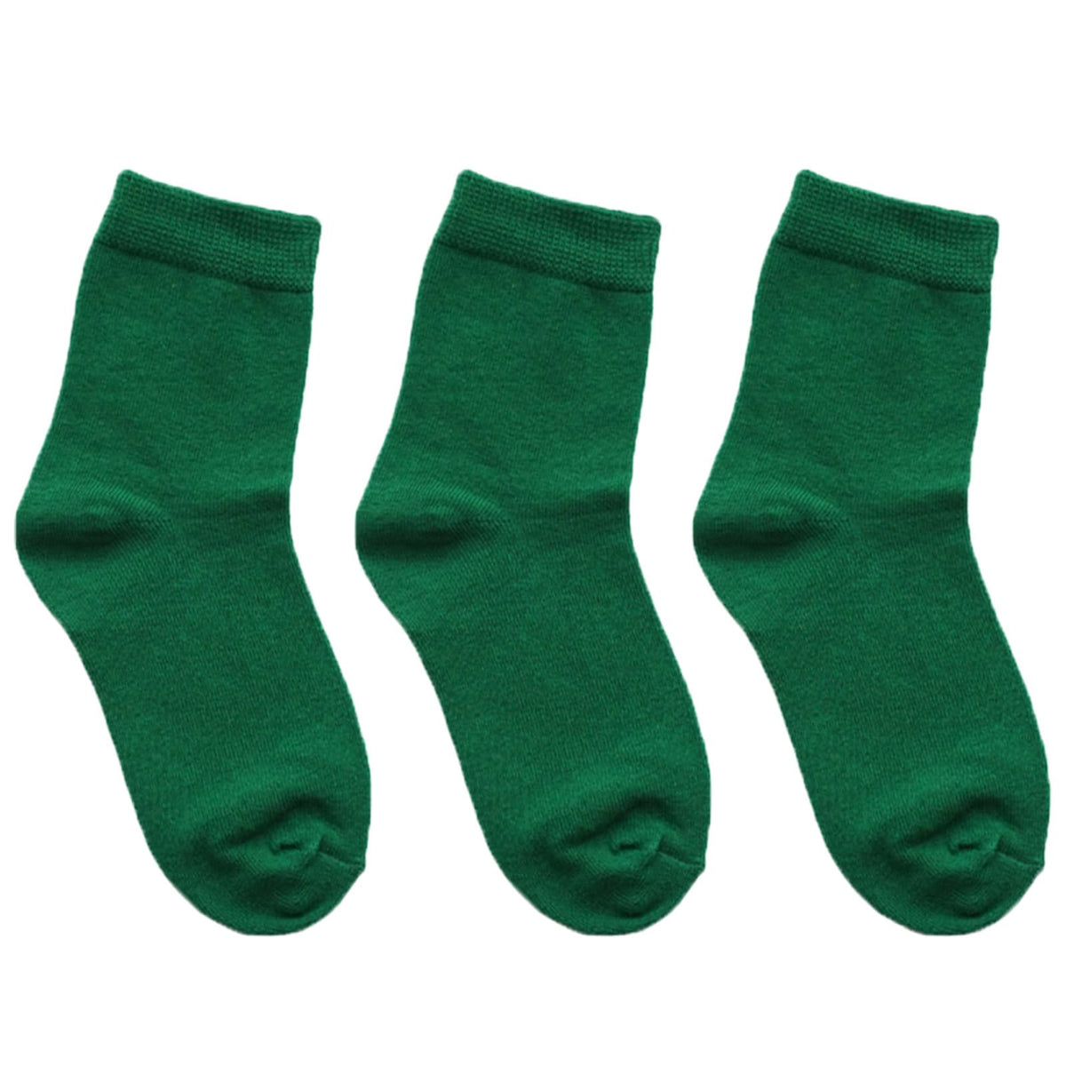 Boys Dress Socks 3 Pairs Kids Boys Girls Crew Cotton Uniform Socks