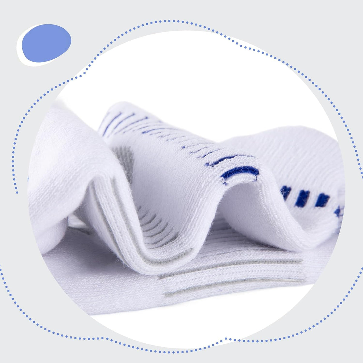 Comfoex 10 Pairs Boys Socks For Kids 4-6 8-10 6-8 Years Old Athletic Ankle Socks Short Cotton Socks With Cushioned Sole
