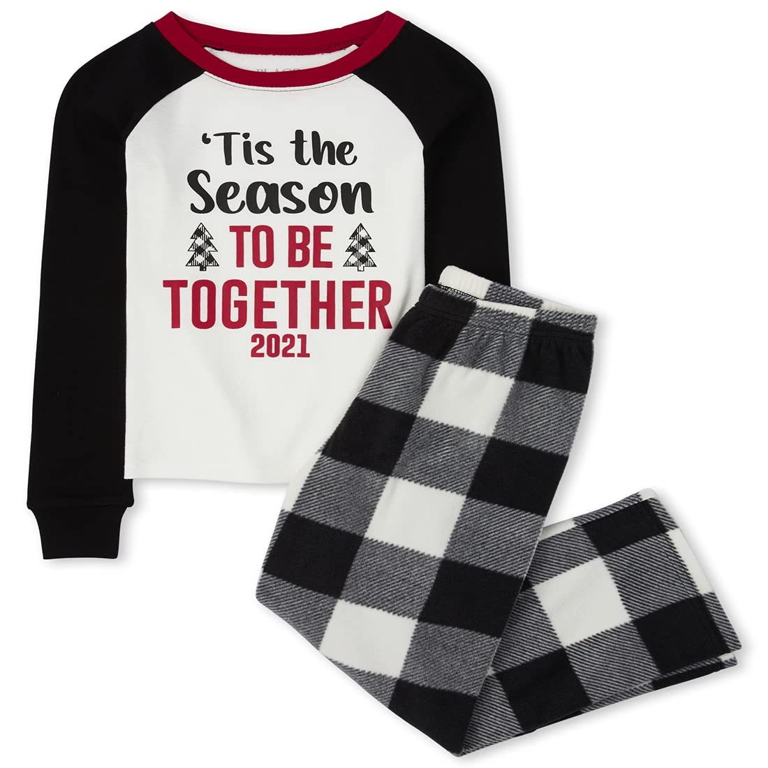 The Children's Place Baby and Family Matching Fleece Holiday Pajama Set