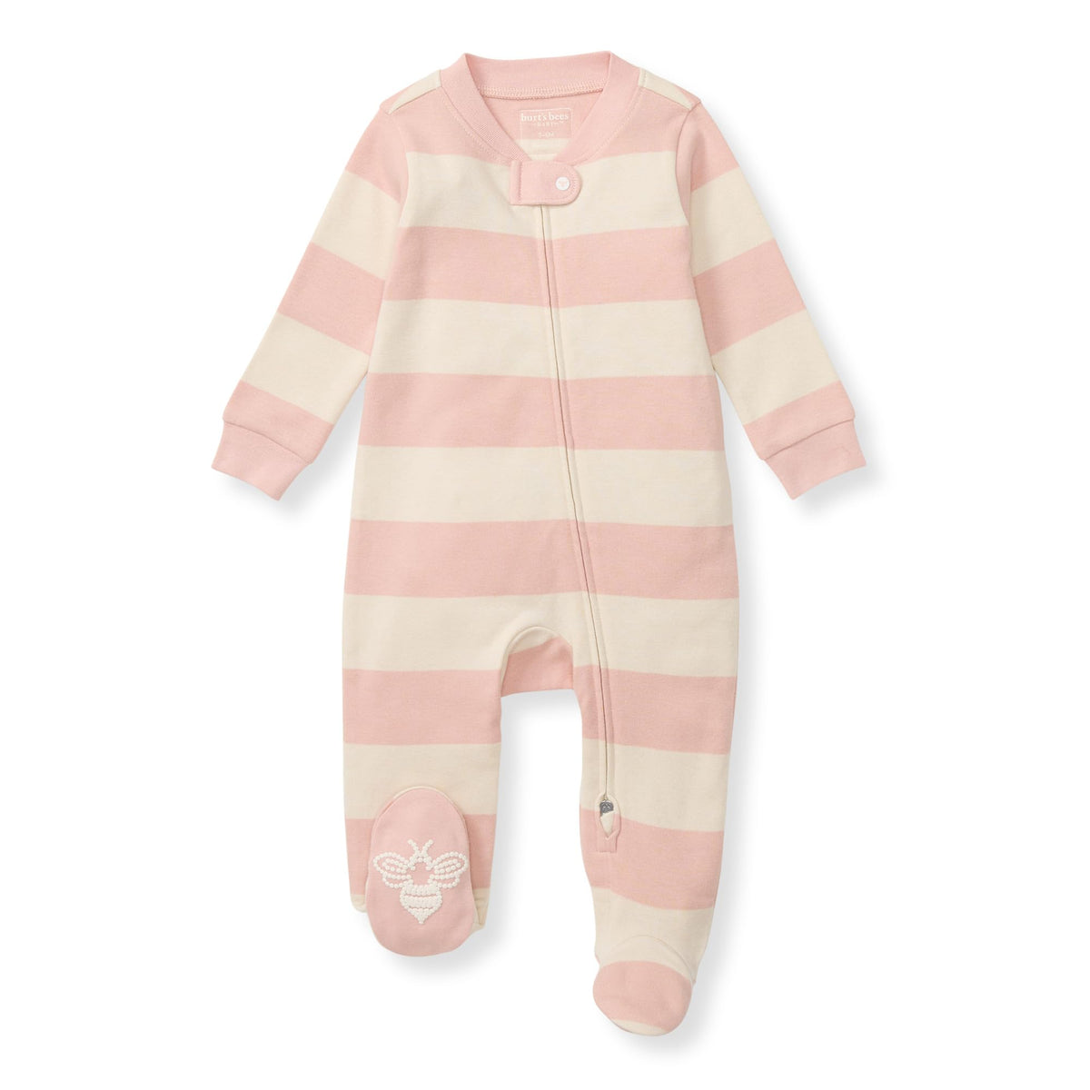 Burt's Bees Baby Boys Footless Pajamas, Sleep and Play Loose Fit, 100% Organic Cotton Soft One-piece PJs, Sizes NB to 6-9 Months