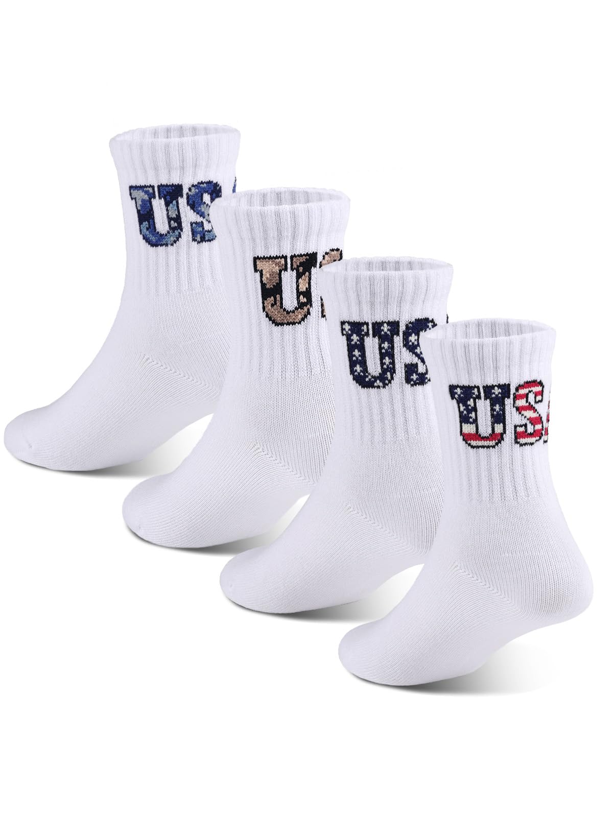 COTTON DAY Unisex School Kids Boys Girls Soft Combed Cotton Athletic Socks