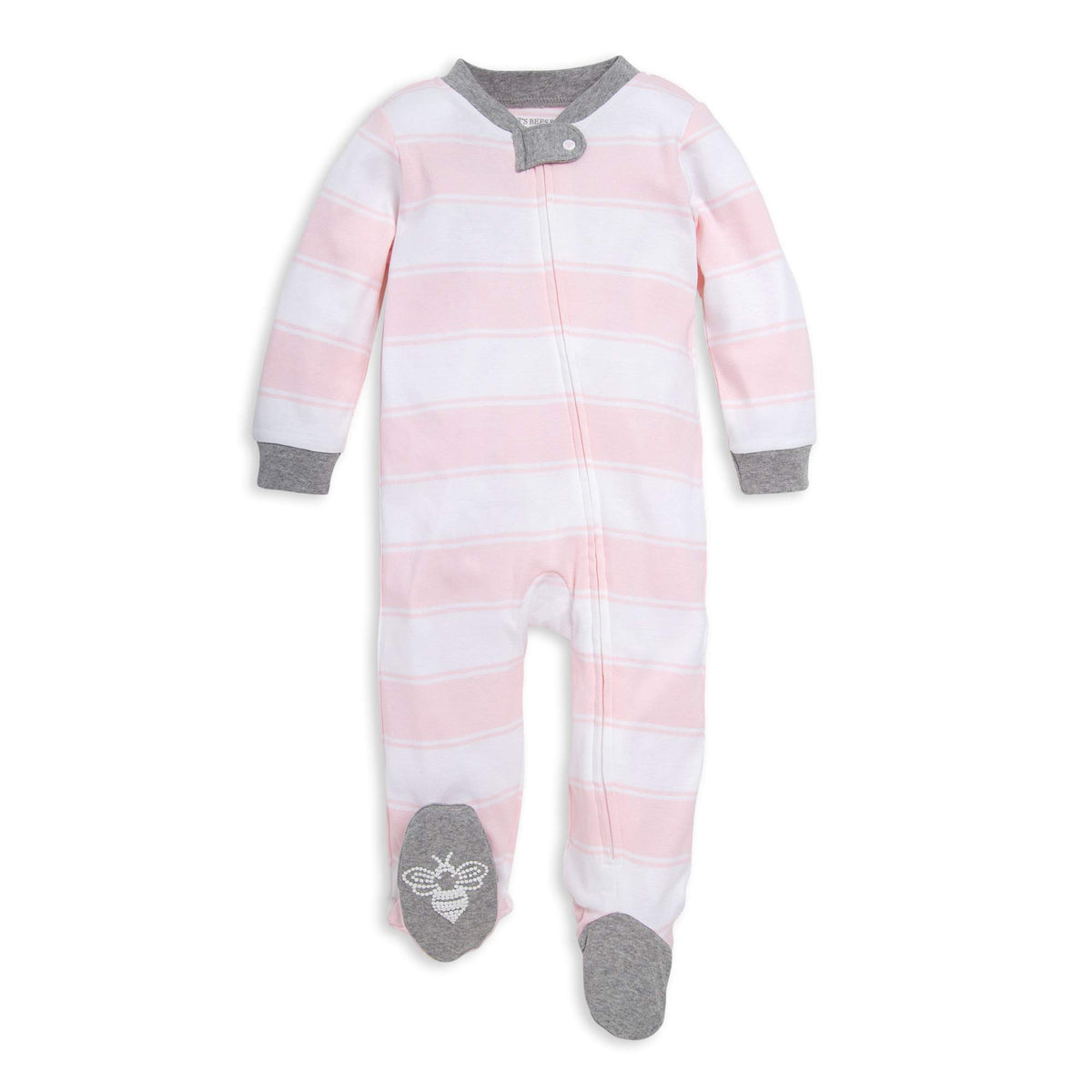 Burt's Bees Baby Boys Footless Pajamas, Sleep and Play Loose Fit, 100% Organic Cotton Soft One-piece PJs, Sizes NB to 6-9 Months