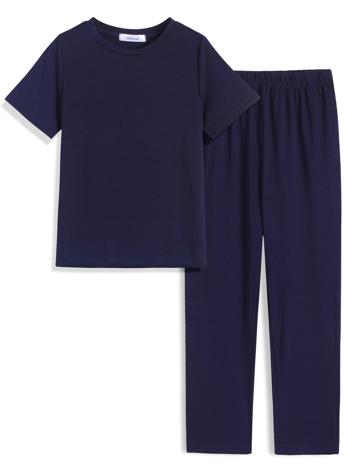 Arshiner Boys Pajamas Short Sleeve Long Pants 2 Piece Pajama Set for Boys