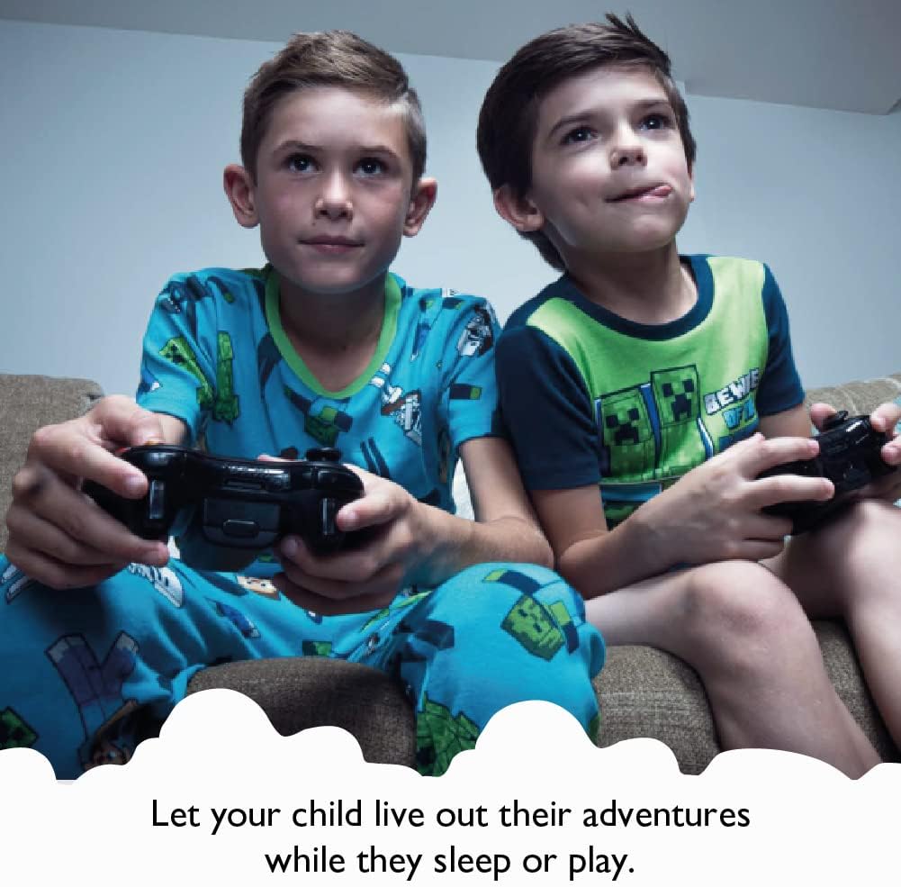 Minecraft boys 4-piece Snug-fit Cotton Pajama Set, Soft & Cute for Kids