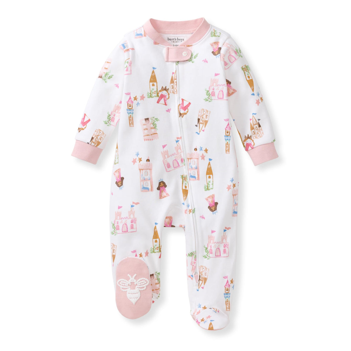 Burt's Bees Baby Boys Footless Pajamas, Sleep and Play Loose Fit, 100% Organic Cotton Soft One-piece PJs, Sizes NB to 6-9 Months