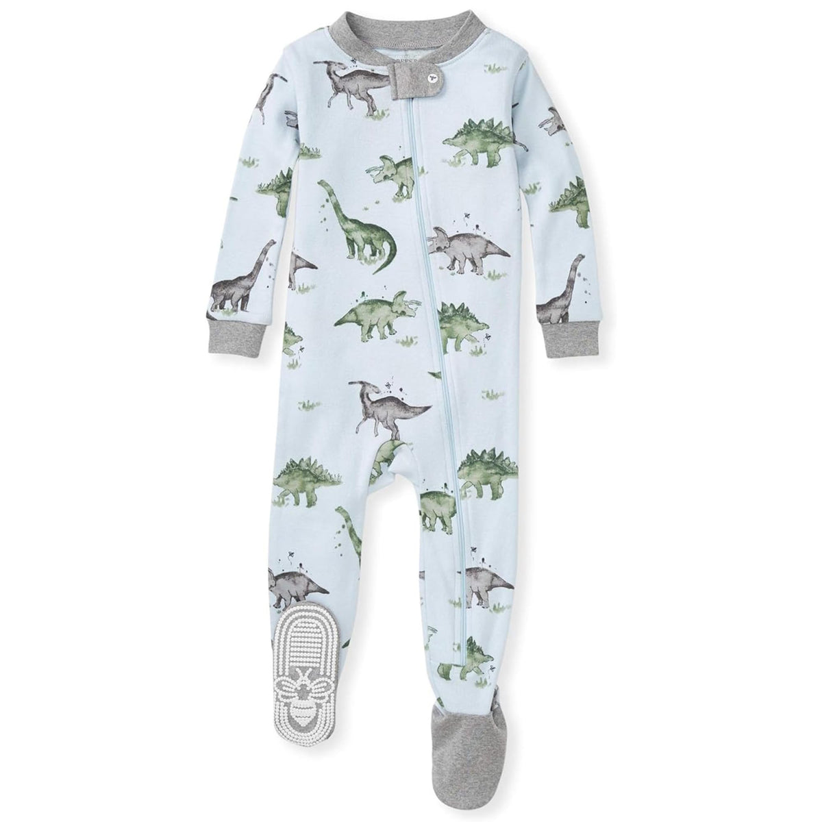 Burt's Bees Baby Boys Footless Pajamas, Sleep and Play Loose Fit, 100% Organic Cotton Soft One-piece PJs, Sizes NB to 6-9 Months