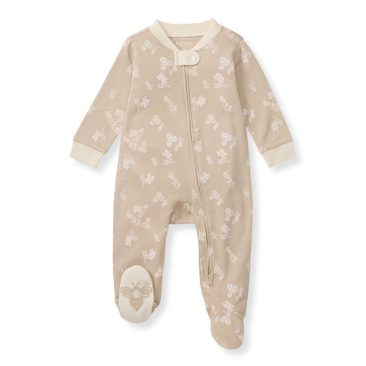Burt's Bees Baby Boys Footless Pajamas, Sleep and Play Loose Fit, 100% Organic Cotton Soft One-piece PJs, Sizes NB to 6-9 Months