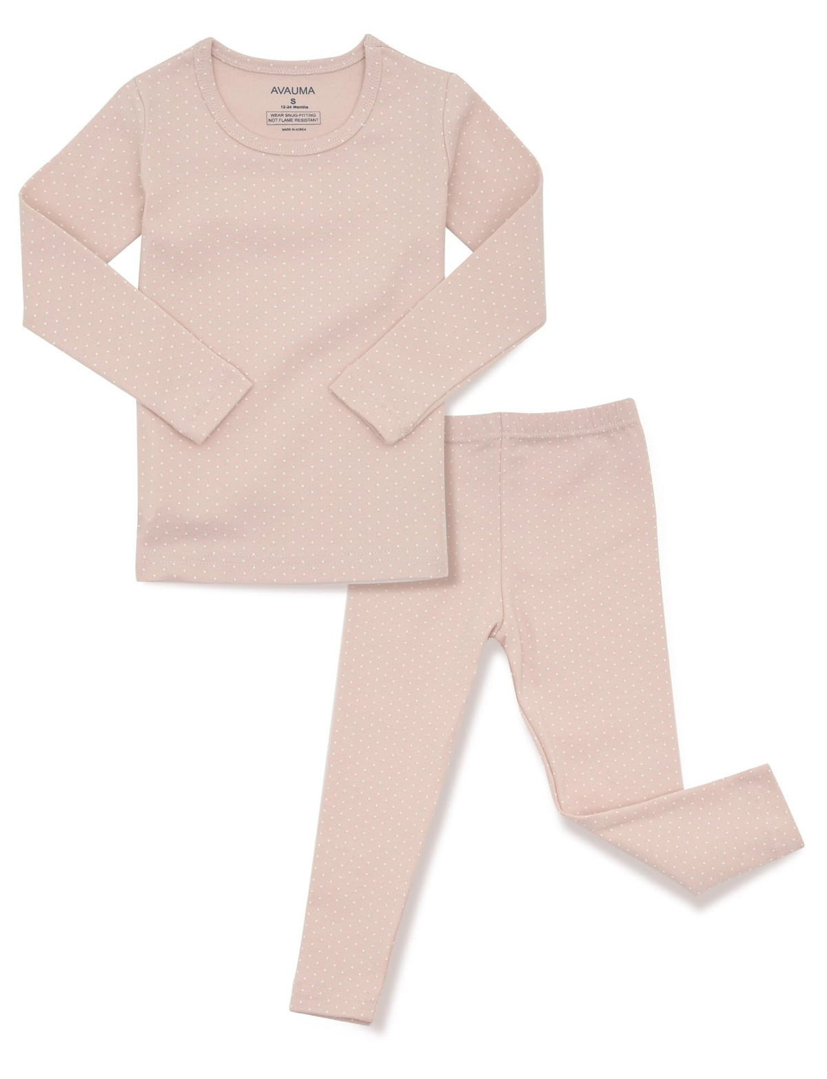 AVAUMA Baby Boys Girls Pajama Set 6M-7T Kids Cute Toddler Snug fit Pattern Design Pjs Cotton Sleepwear