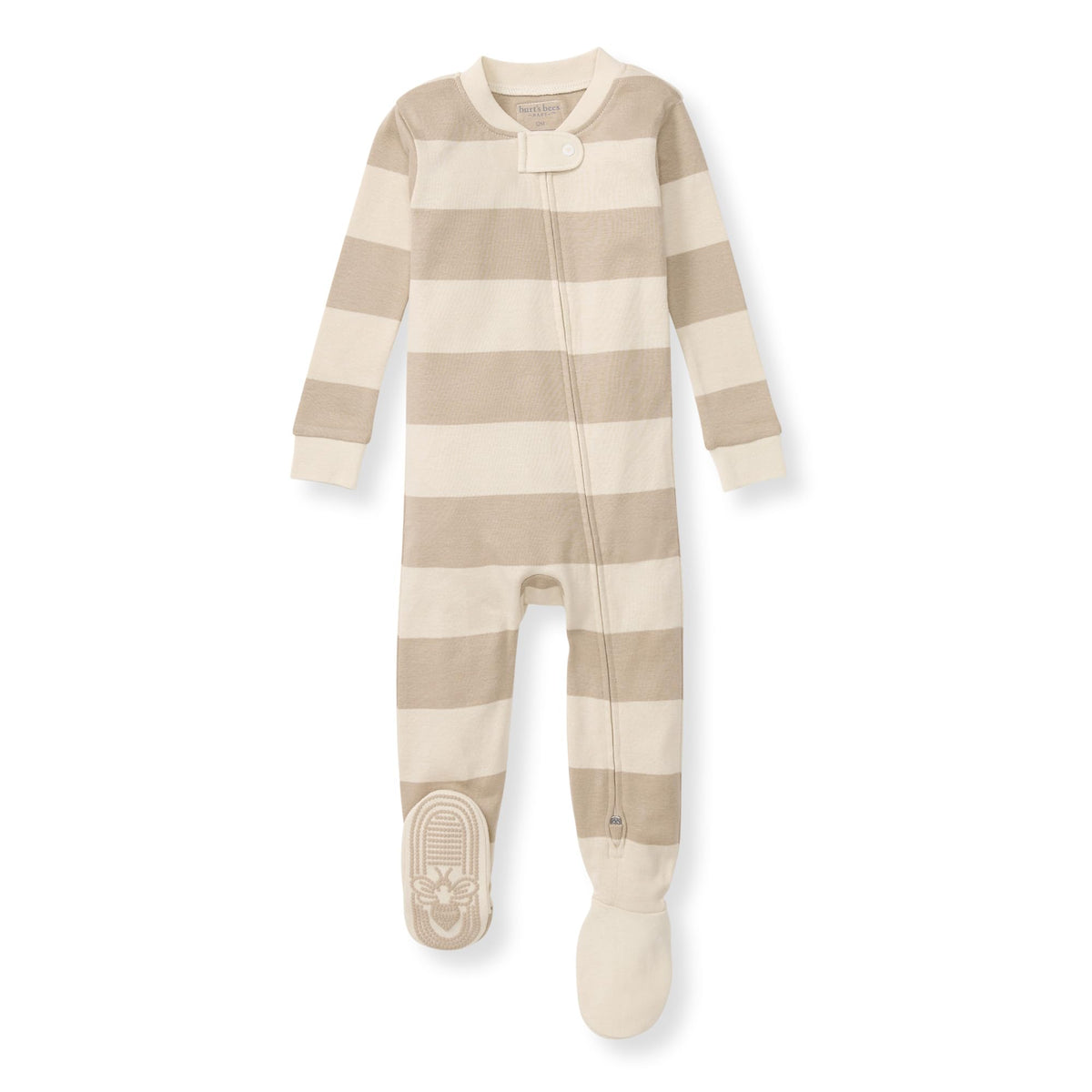 Burt's Bees Baby Boys Footless Pajamas, Sleep and Play Loose Fit, 100% Organic Cotton Soft One-piece PJs, Sizes NB to 6-9 Months