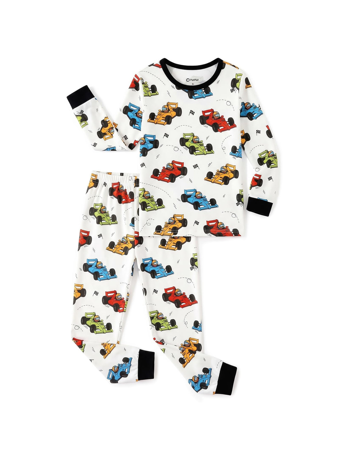 PATPAT Boys Pajamas Short Sleeve T-Shirt and Shorts 2-Piece Sleepwear