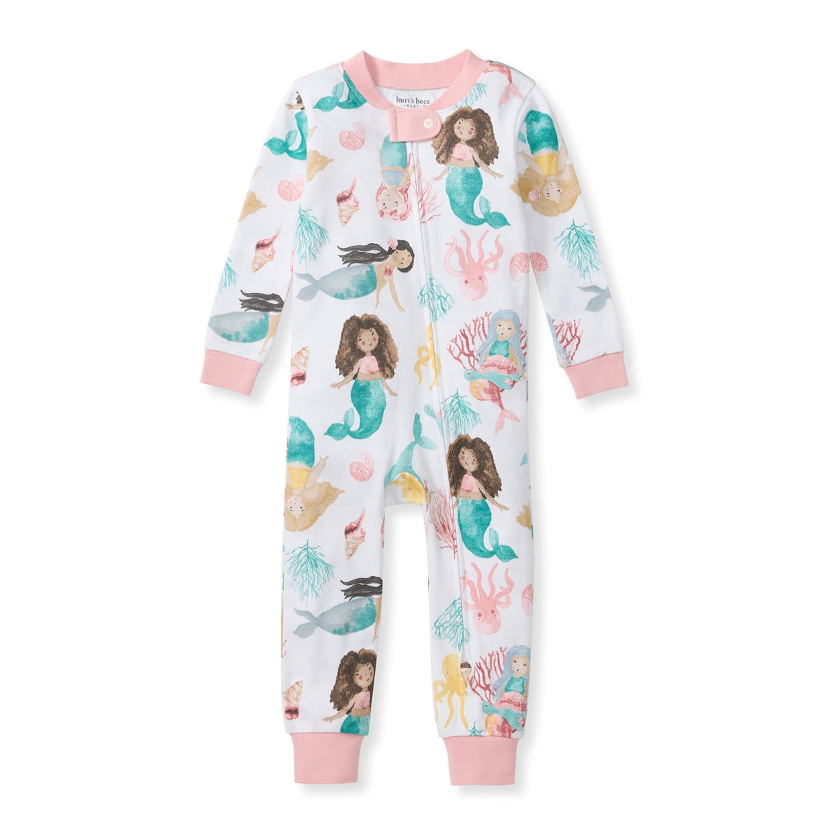 Burt's Bees Baby Boys Footless Pajamas, Sleep and Play Loose Fit, 100% Organic Cotton Soft One-piece PJs, Sizes NB to 6-9 Months
