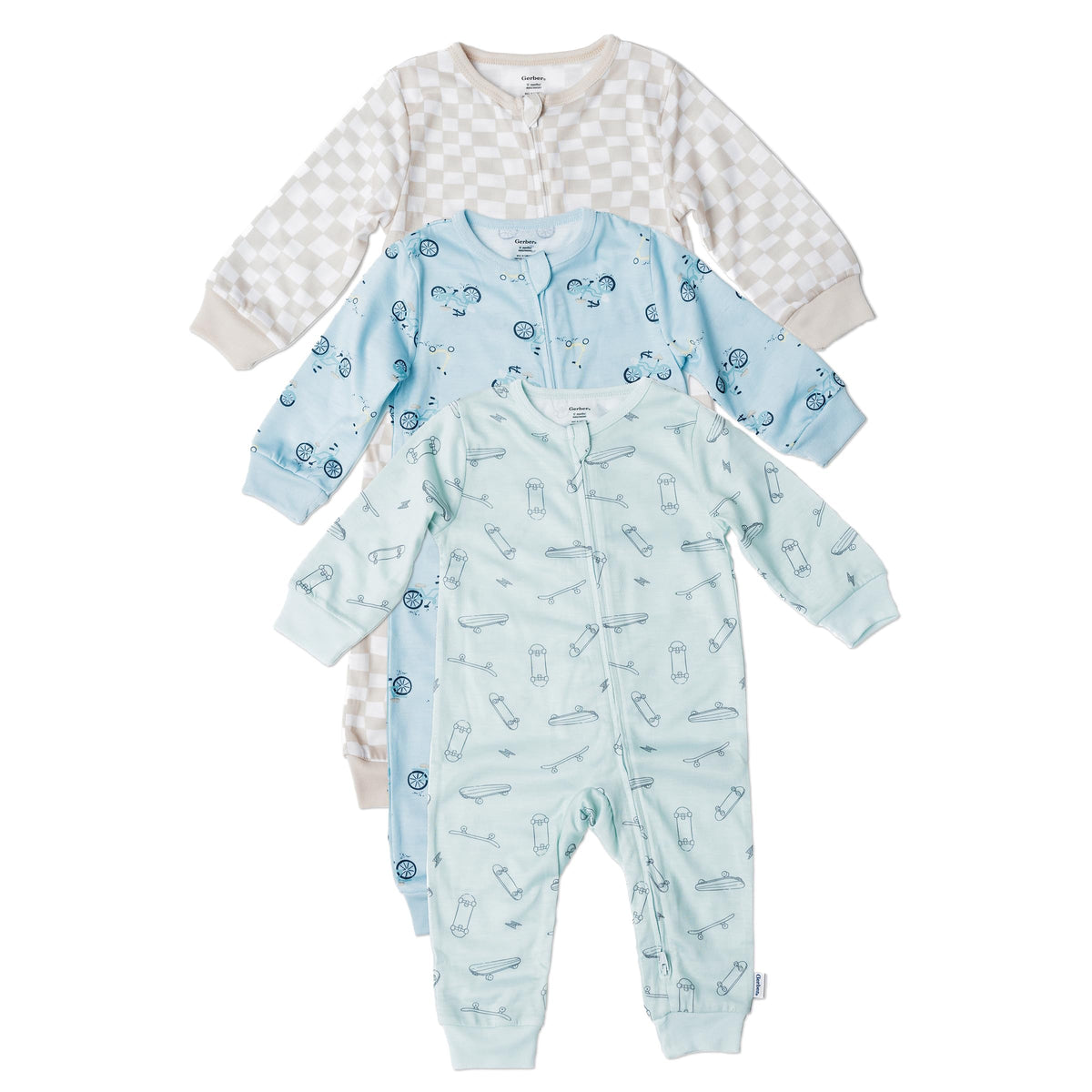 Gerber Baby Boys' Toddlers Loose-fitting Footless Pajamas