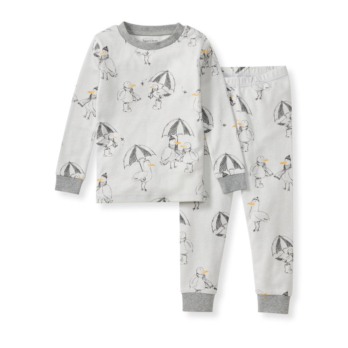 Burt's Bees Baby Organic Cotton Pajamas for Boys, Toddler PJ Set