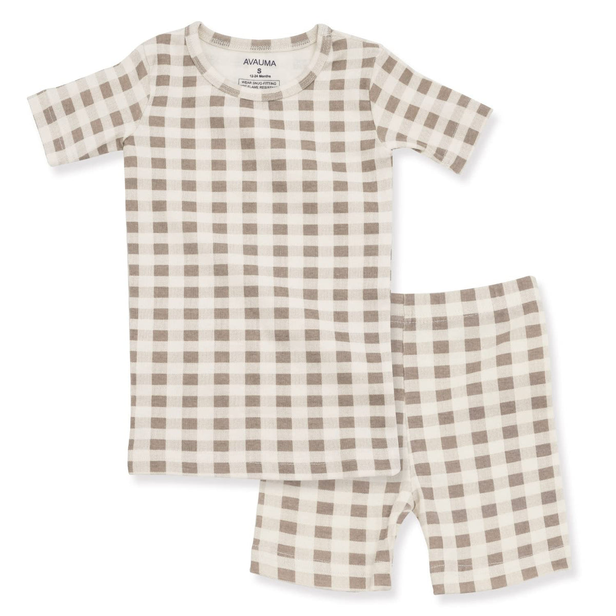 AVAUMA Baby Boys Girls Pajama Set 6M-7T Kids Cute Toddler Snug fit Pattern Design Pjs Cotton Sleepwear