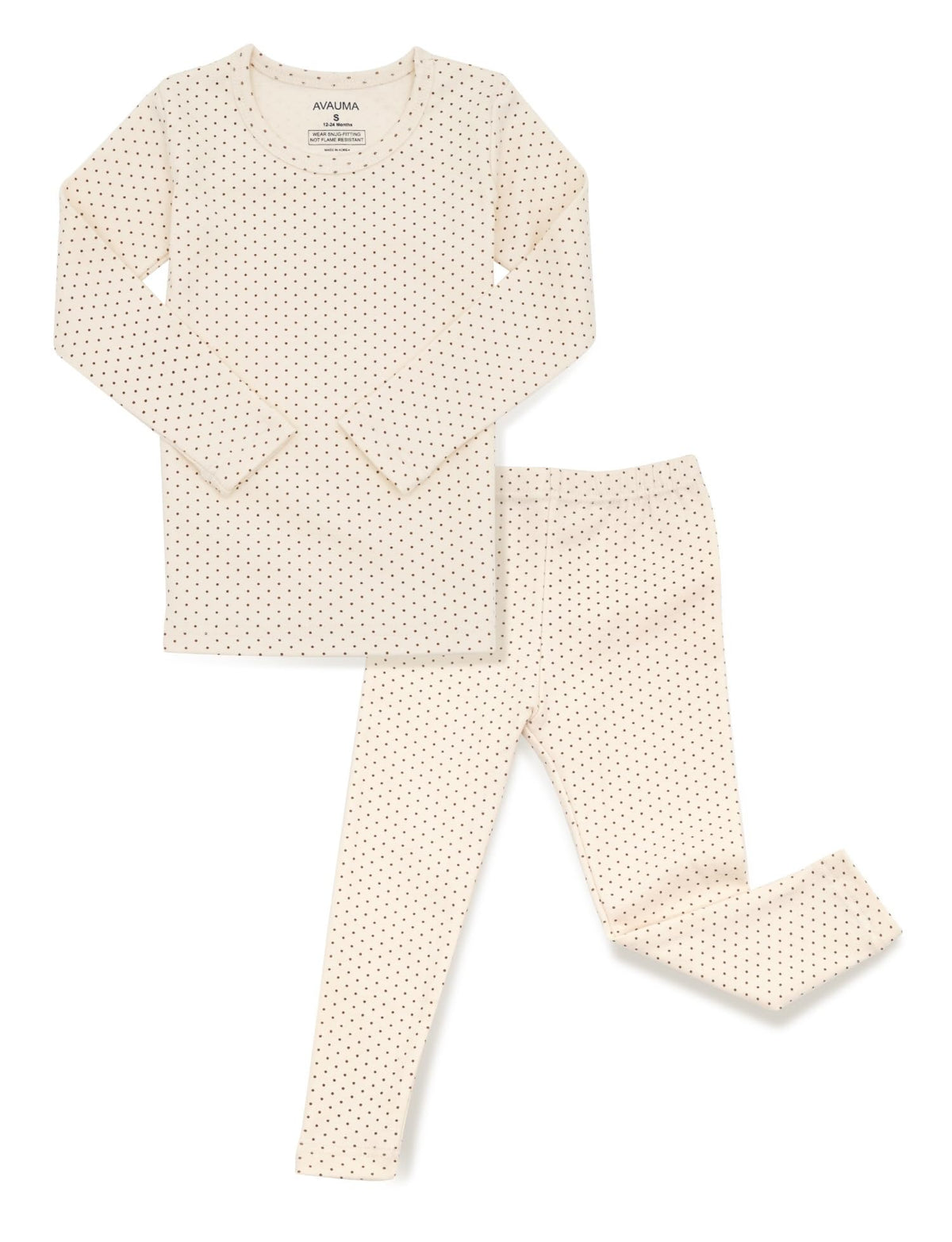 AVAUMA Baby Boys Girls Pajama Set 6M-7T Kids Cute Toddler Snug fit Pattern Design Pjs Cotton Sleepwear