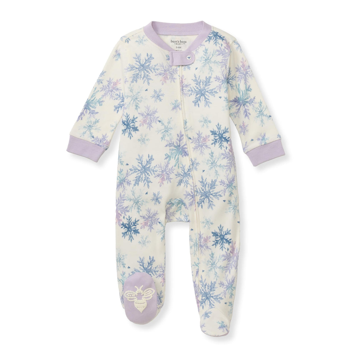 Burt's Bees Baby Boys Footless Pajamas, Sleep and Play Loose Fit, 100% Organic Cotton Soft One-piece PJs, Sizes NB to 6-9 Months