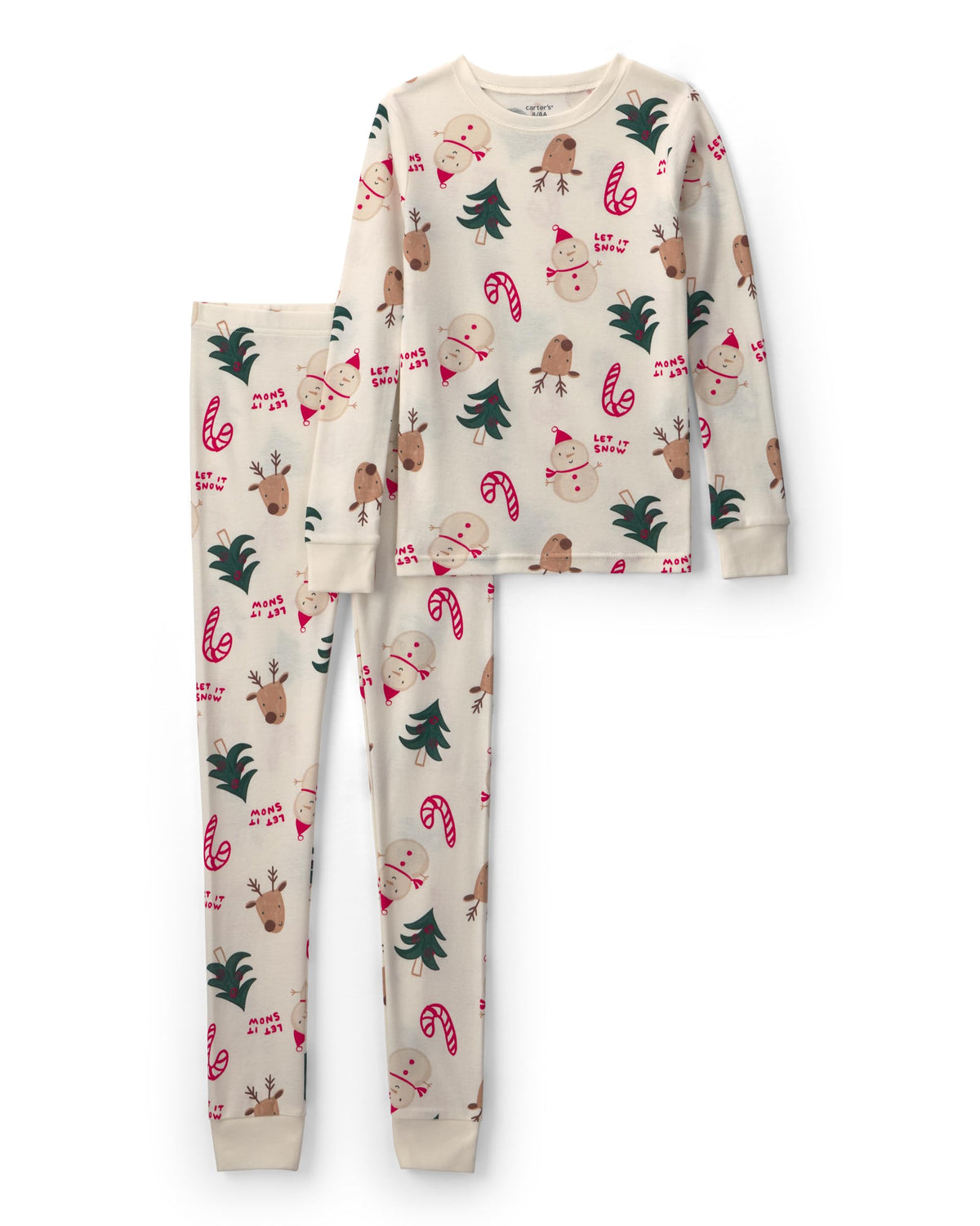 Carter's Unisex Adult 2-piece Holiday Cotton Pj