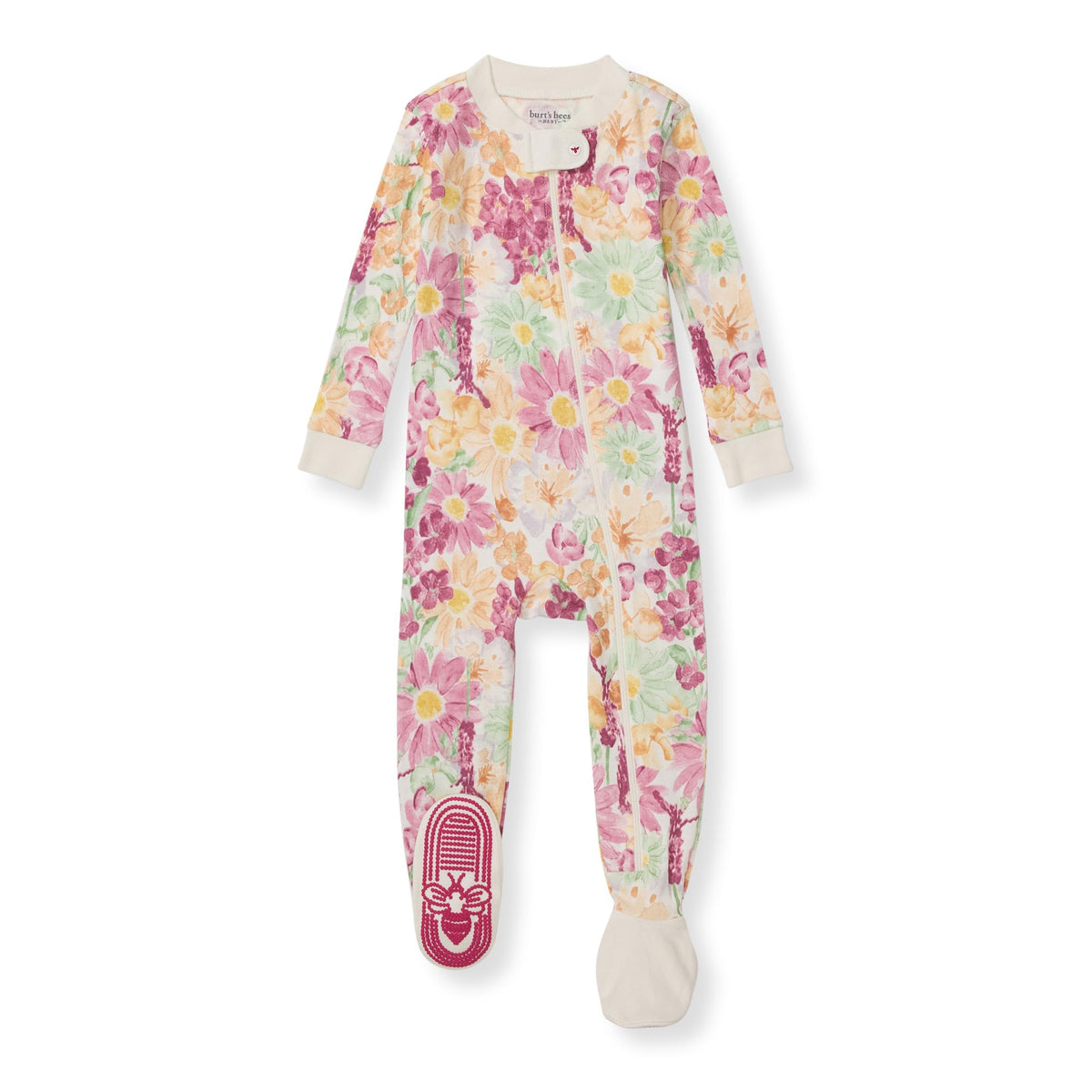 Burt's Bees Baby Boys Footless Pajamas, Sleep and Play Loose Fit, 100% Organic Cotton Soft One-piece PJs, Sizes NB to 6-9 Months