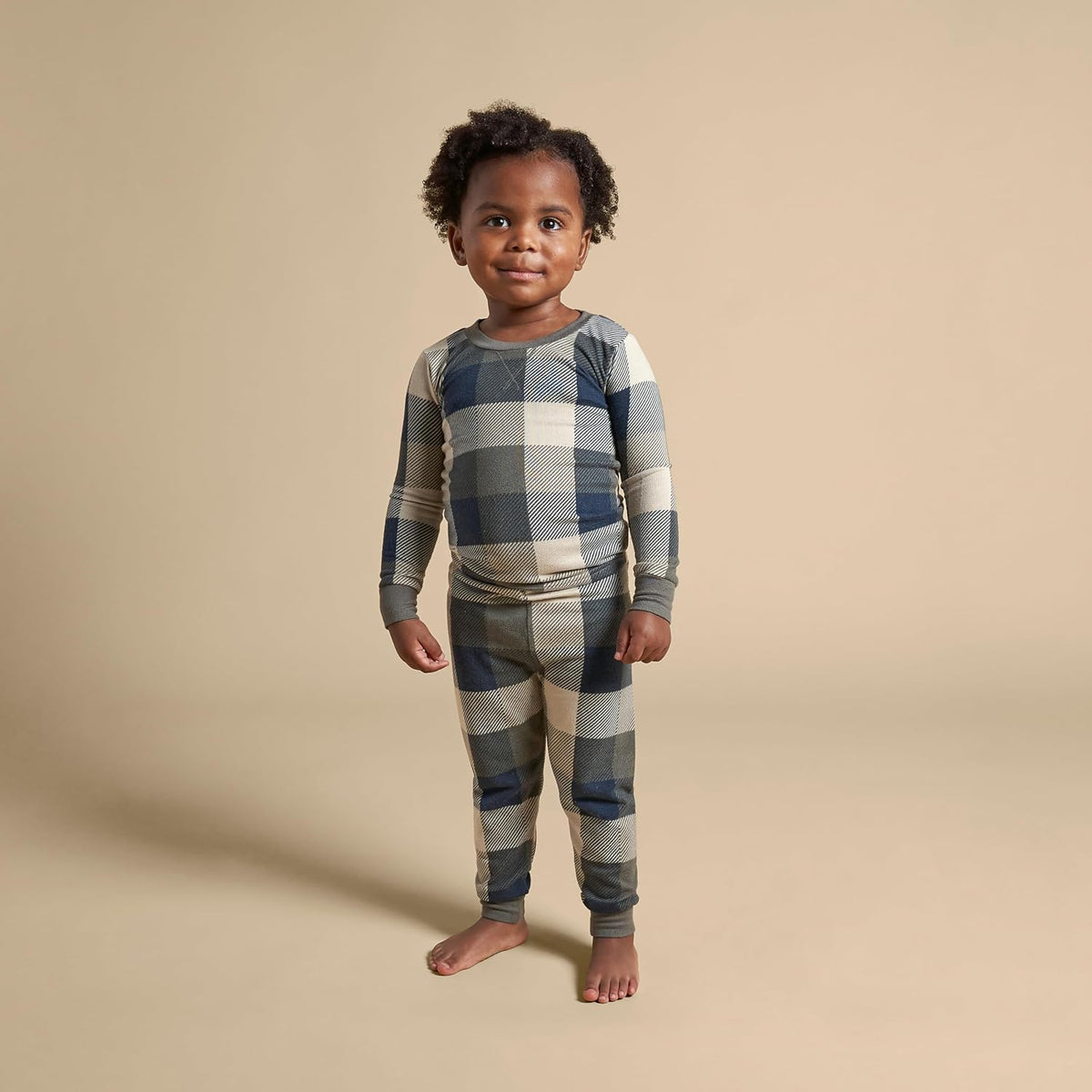 Modern Moments by Gerber Baby Toddler Hacci Snug Fit 2-piece Pajama Set