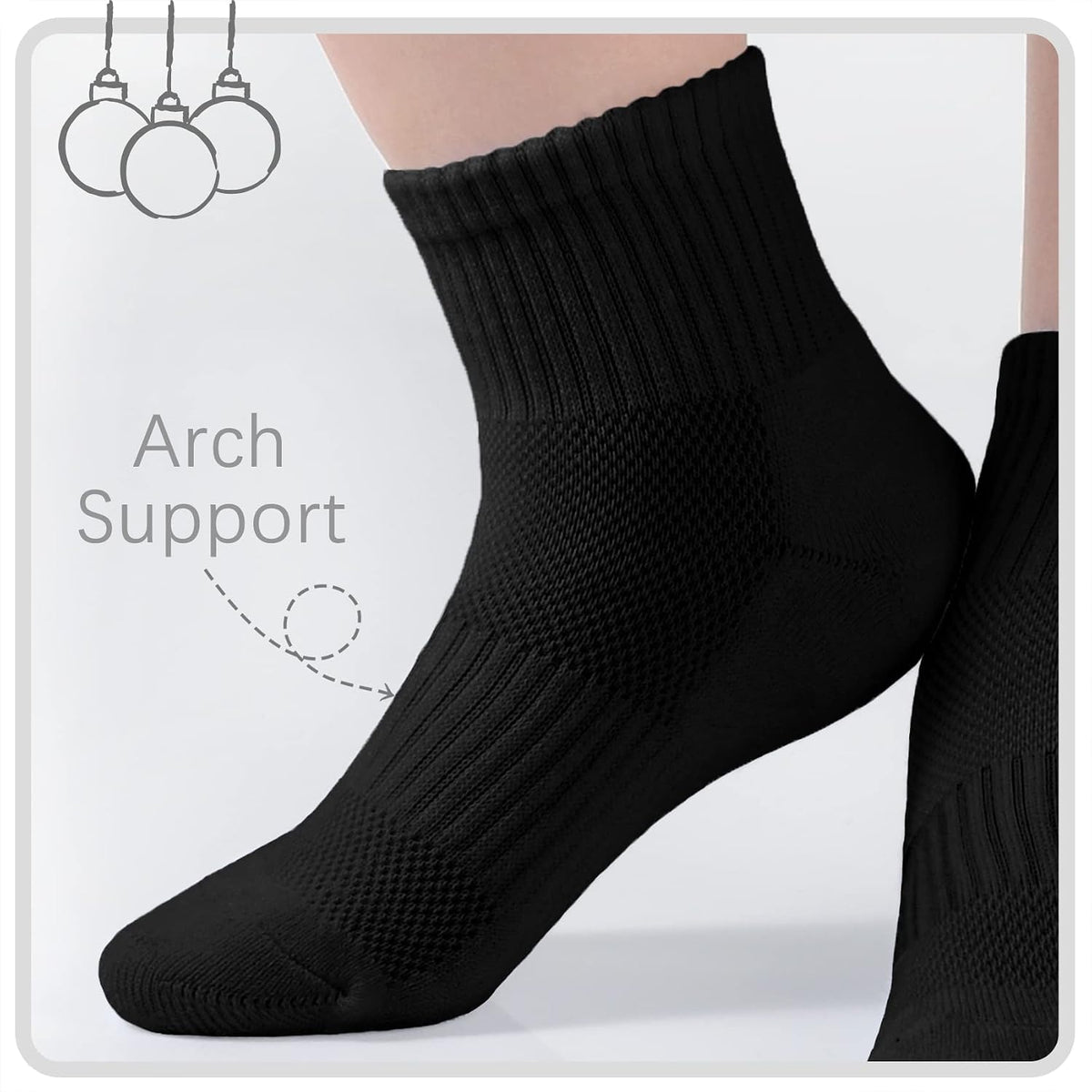 Kids Ankle Socks Boys Cushioned Athletic Short Socks Girls Cotton Quarter Sock Children Youth Sports 10 Pairs